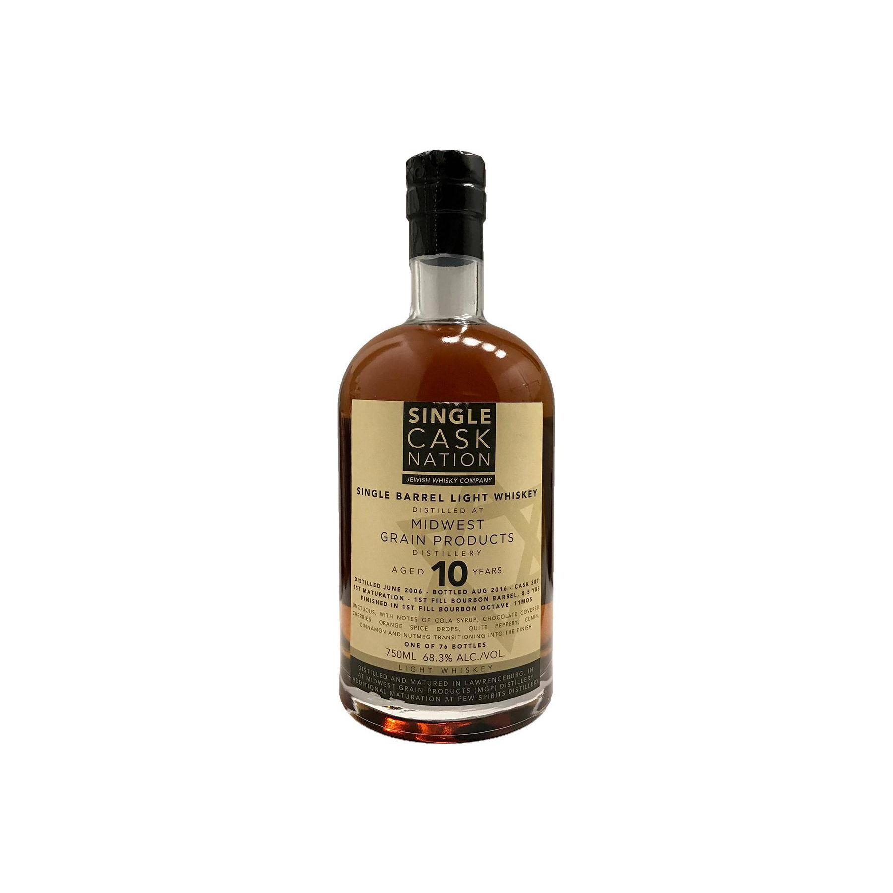 Single Barrel Light Whiskey 2006 JWC