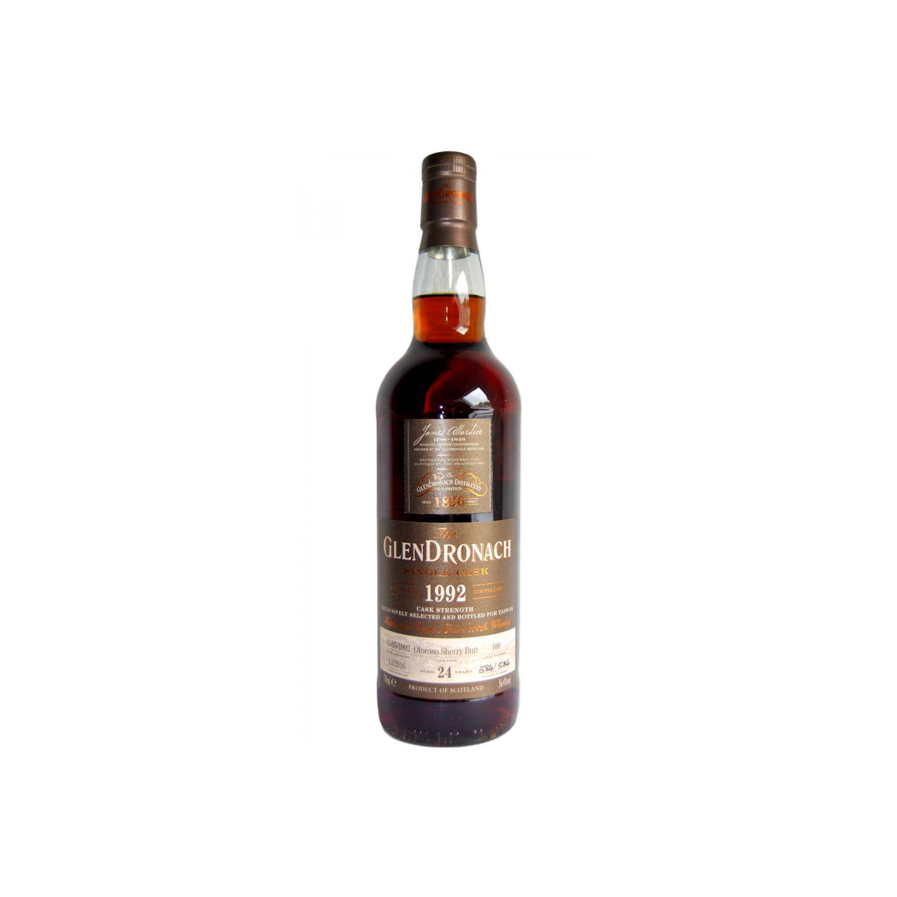 GlenDronach Single Cask 1992 24 Years Single Malt Whisky