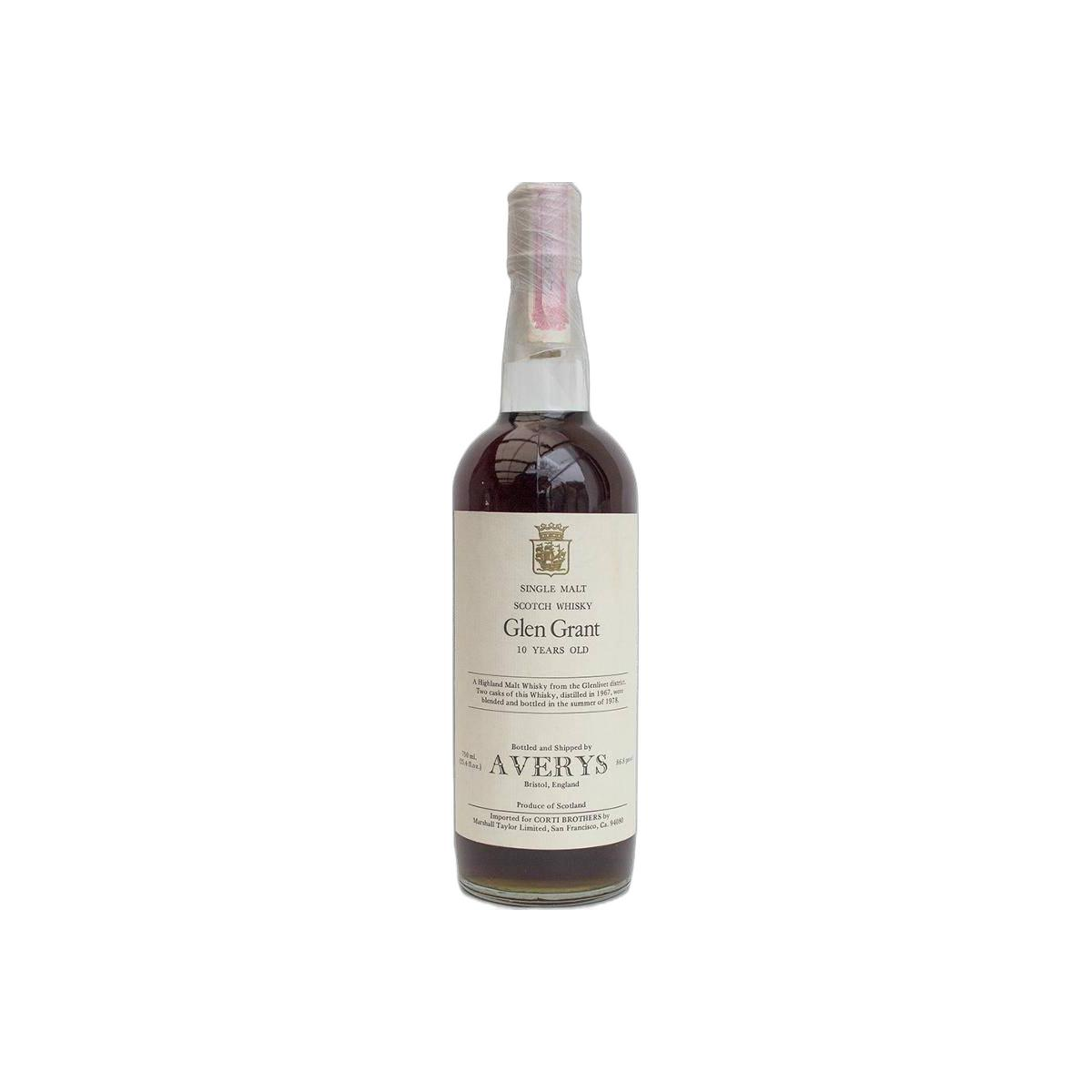 Glen Grant 1967 10 Years Single Malt Whisky