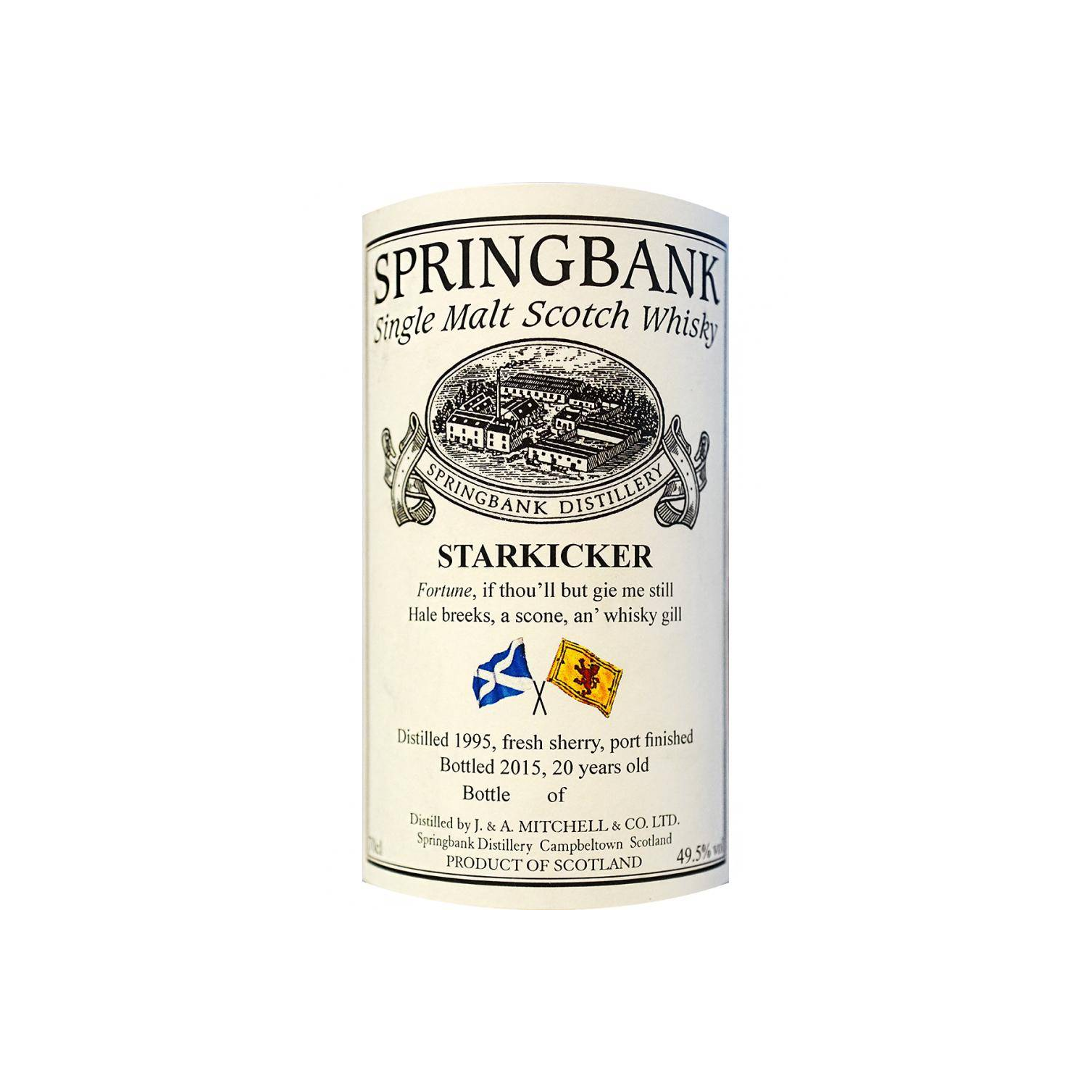 Springbank 1995 20 Years Single Malt Whisky 2