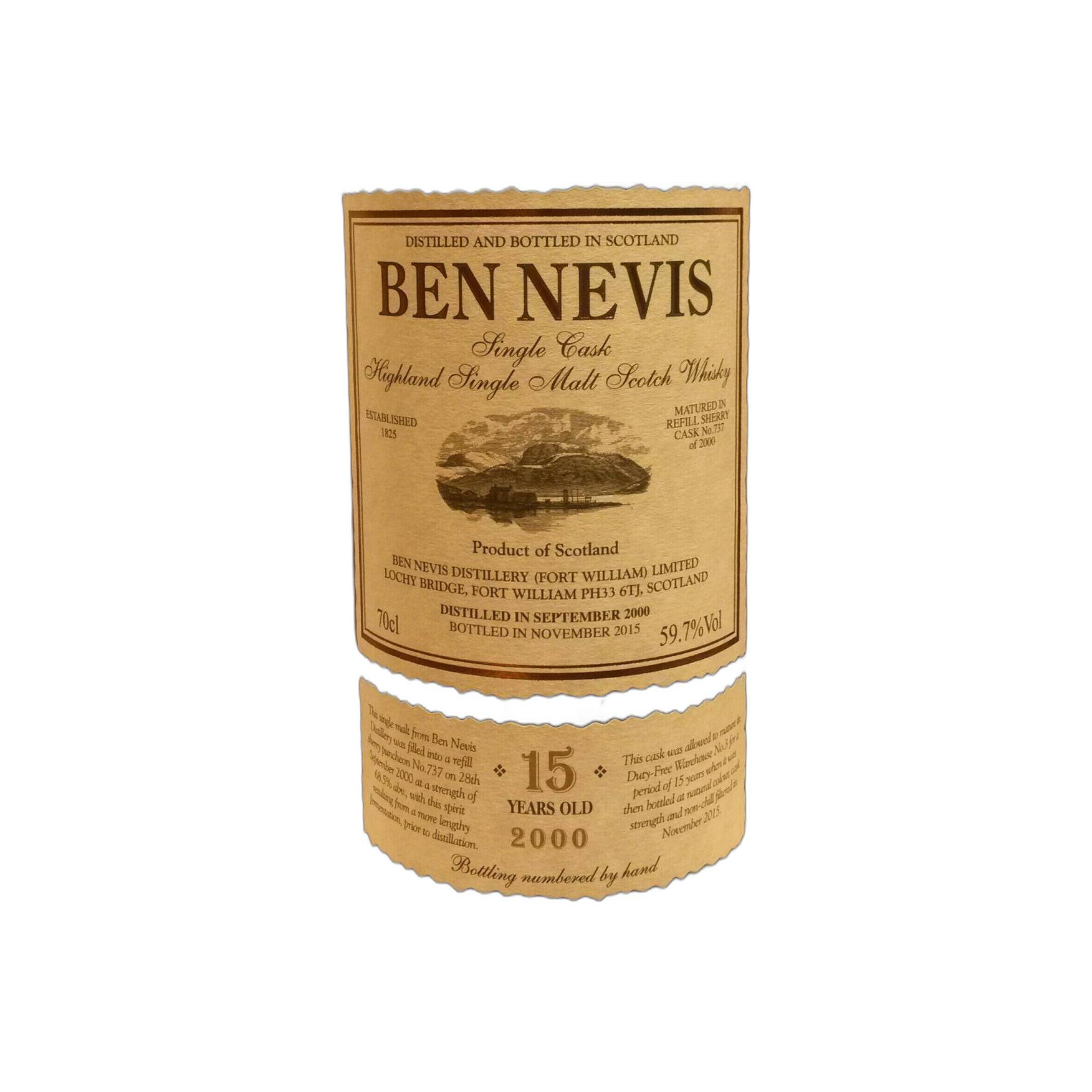 Ben Nevis Single Cask 2000 15 Years Single Malt Whisky 3