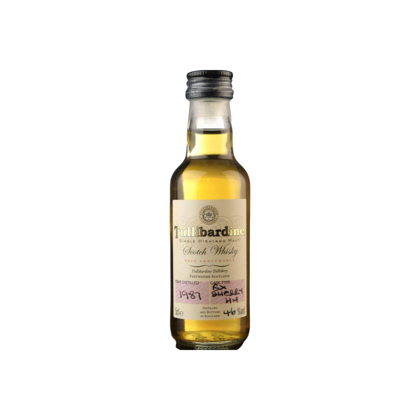 Tullibardine Miniature 1987 Single Malt Whisky 2