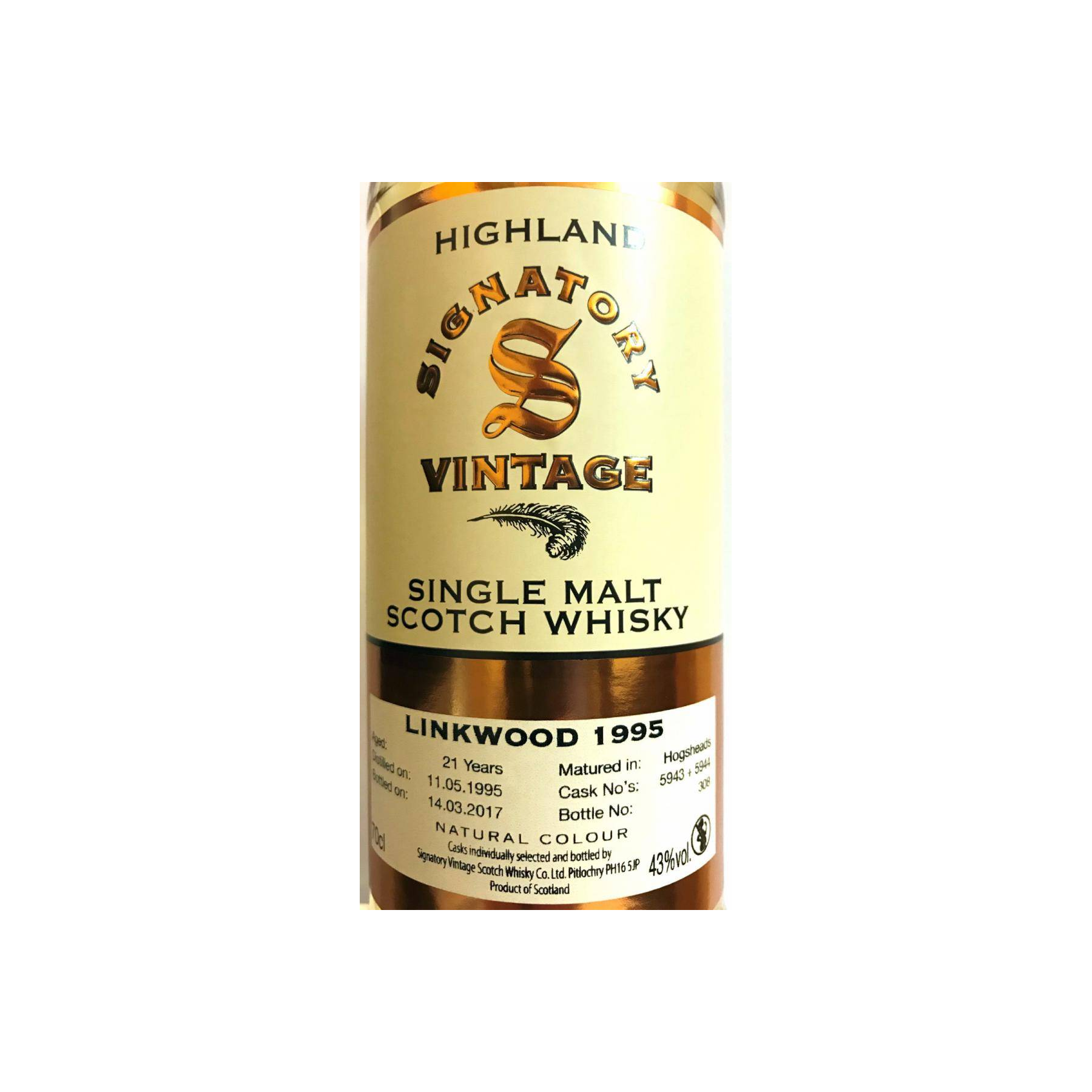 Linkwood Vintage Collection 1995 21 Years Single Malt Whisky 3