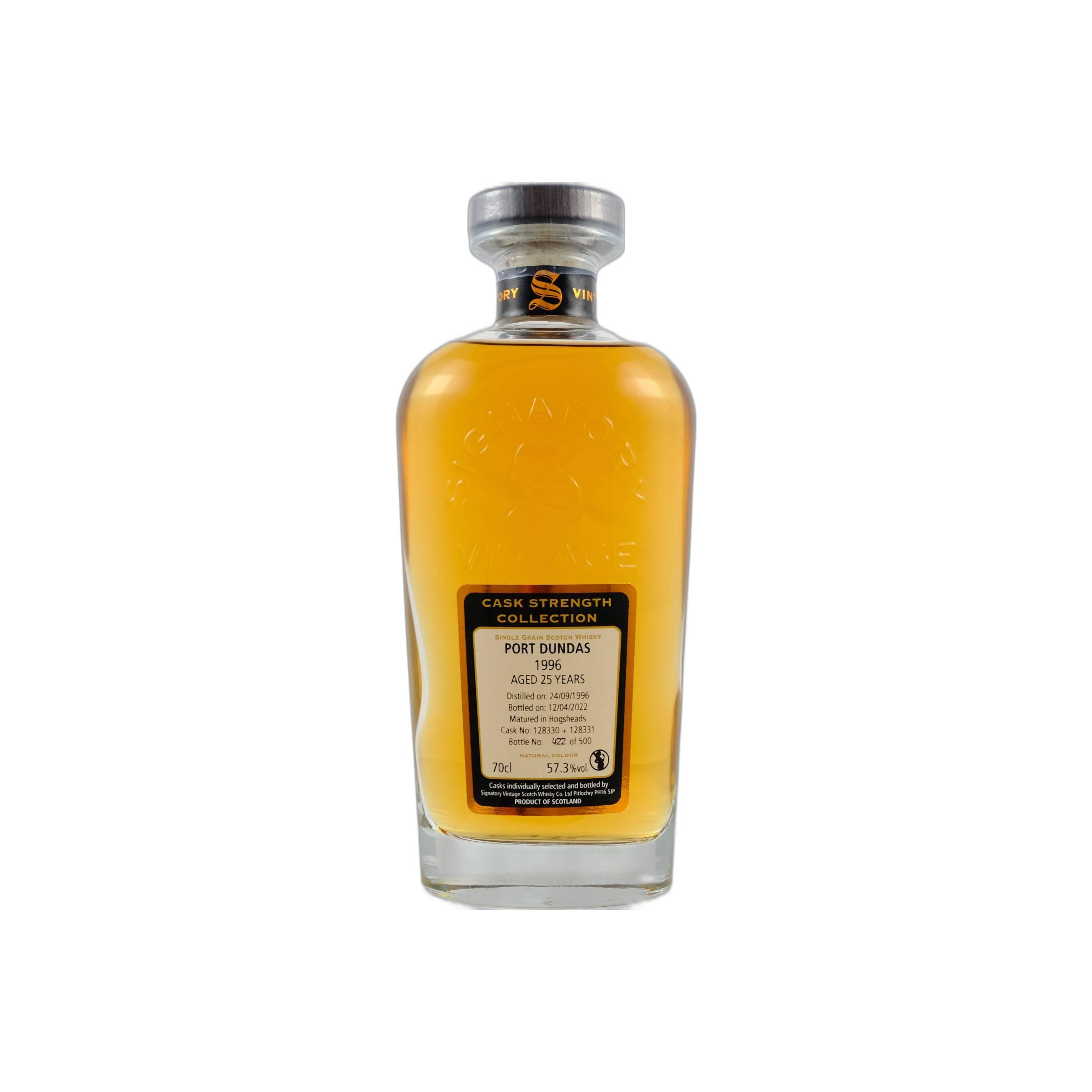 Port Dundas Cask Strength Collection 1996 25 Years Single Grain Whisky