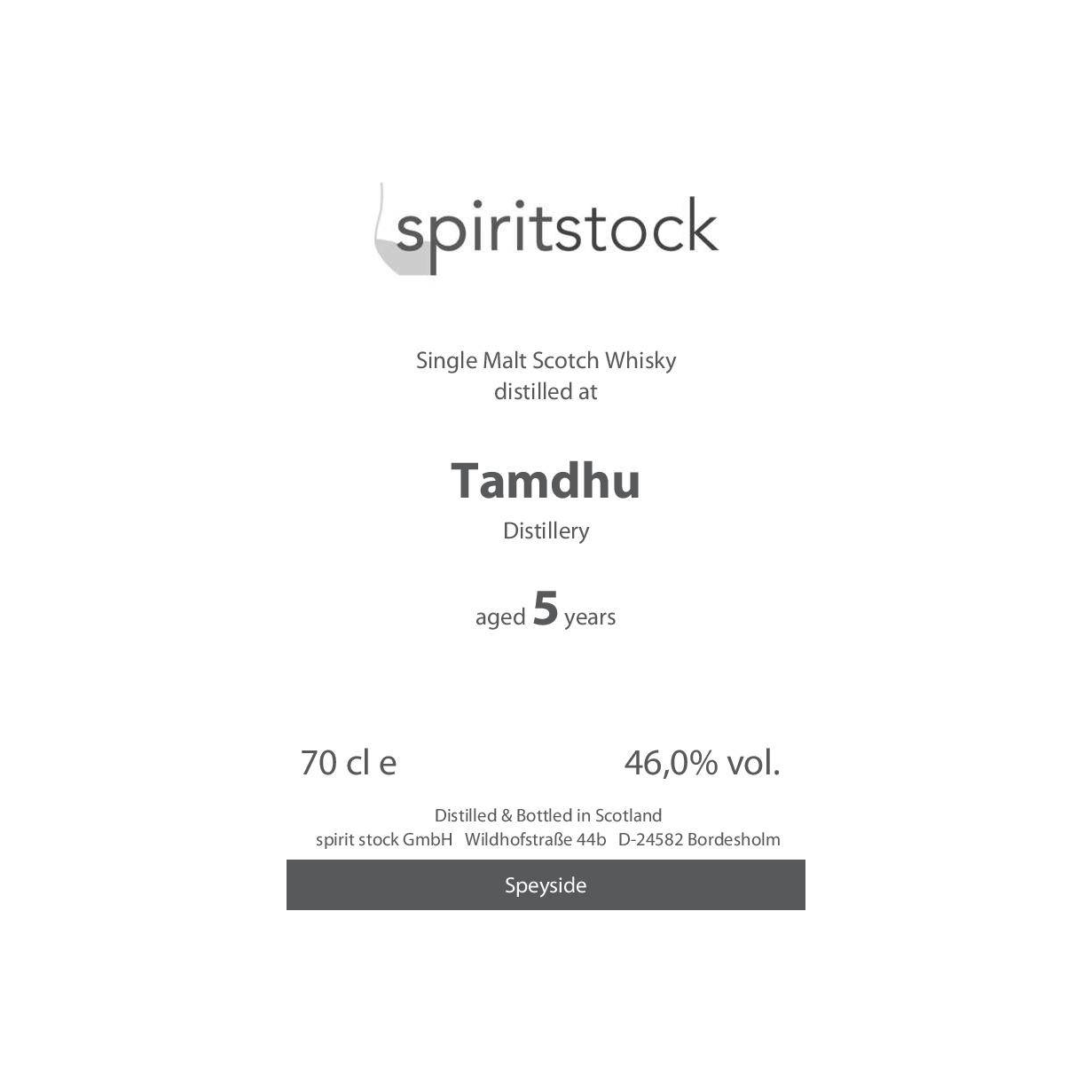 Tamdhu 5 Years Single Malt Whisky 2