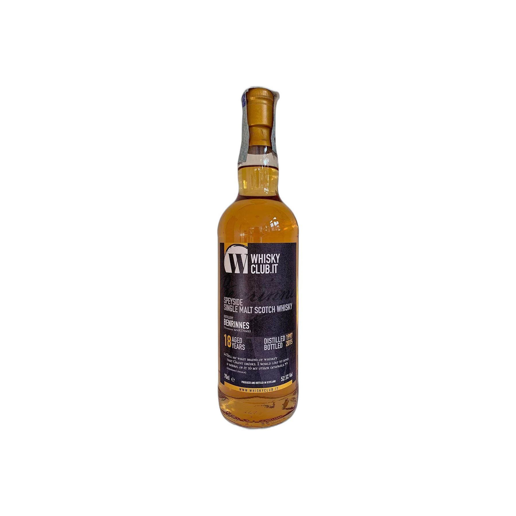 Benrinnes 1997 18 Years Single Malt Whisky