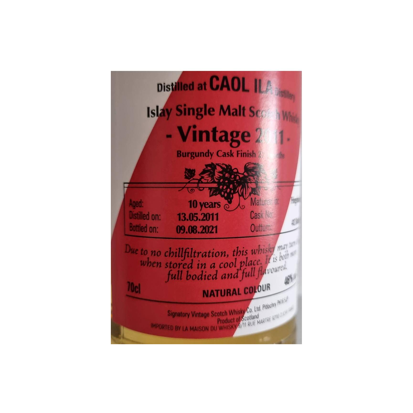 Caol Ila The Un-Chillfiltered Collection 2011 10 Years Single Malt Whisky 2