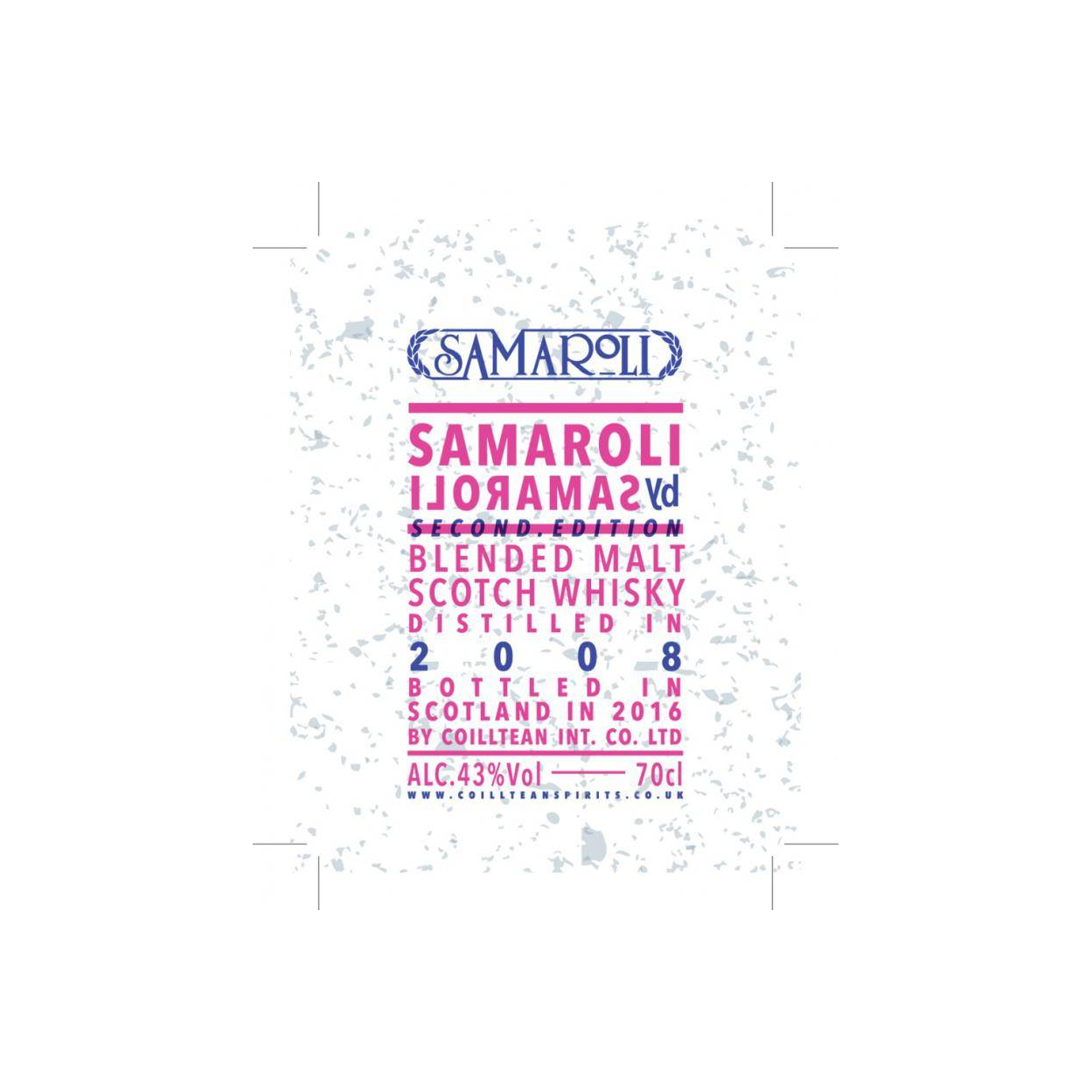 Samaroli 2008 8 Years Blended Malt Whisky 2