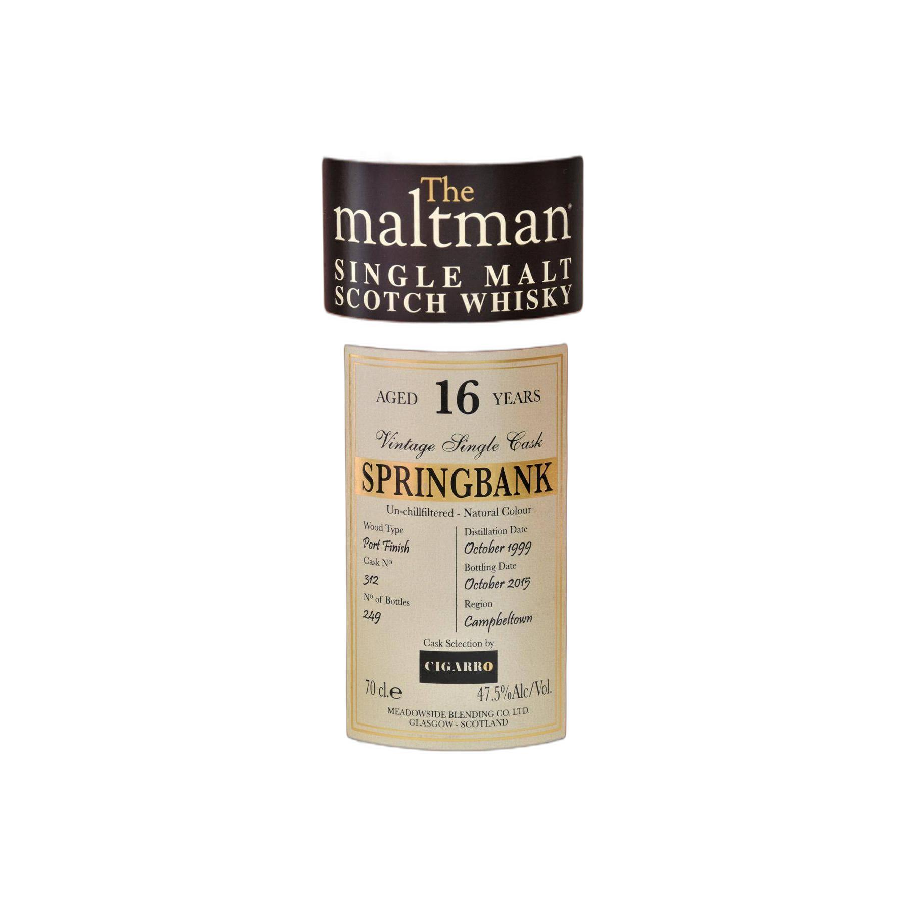 Springbank 1999 16 Years Single Malt Whisky 3
