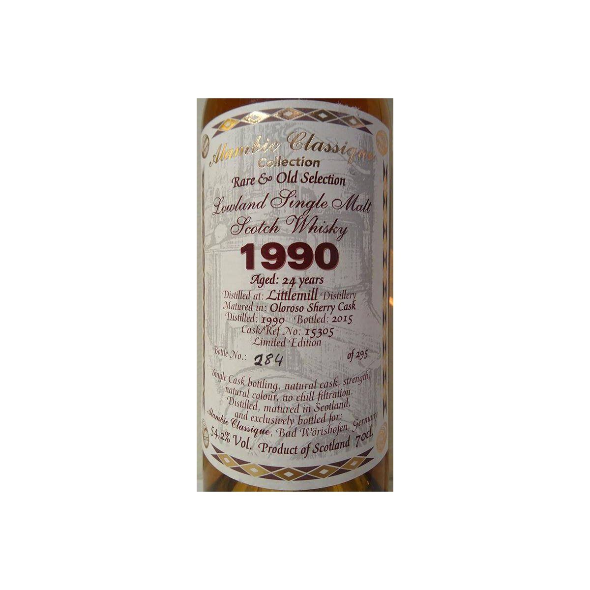 Littlemill 1990 24 Years Single Malt Whisky 2