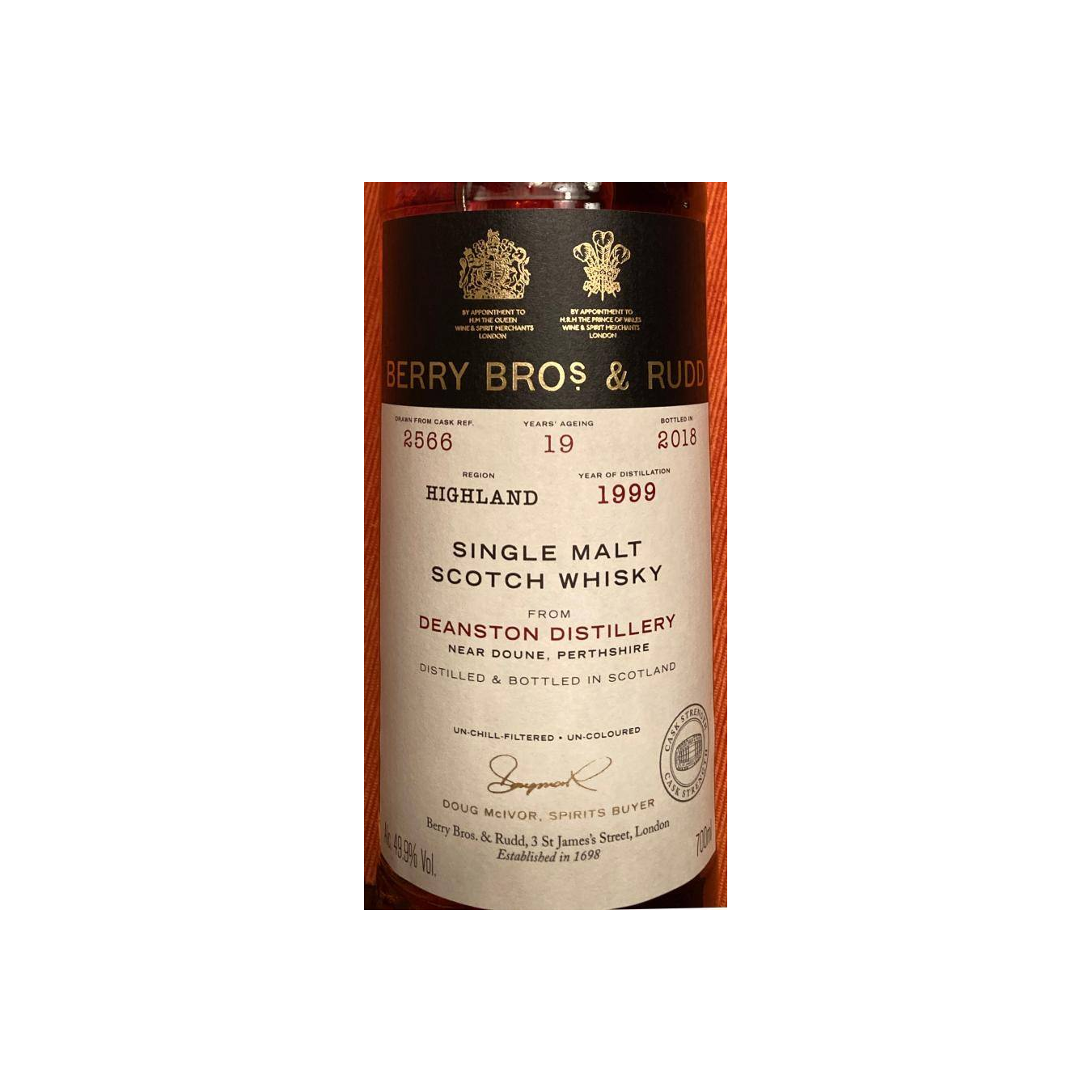 Deanston 1999 19 Years Single Malt Whisky 2