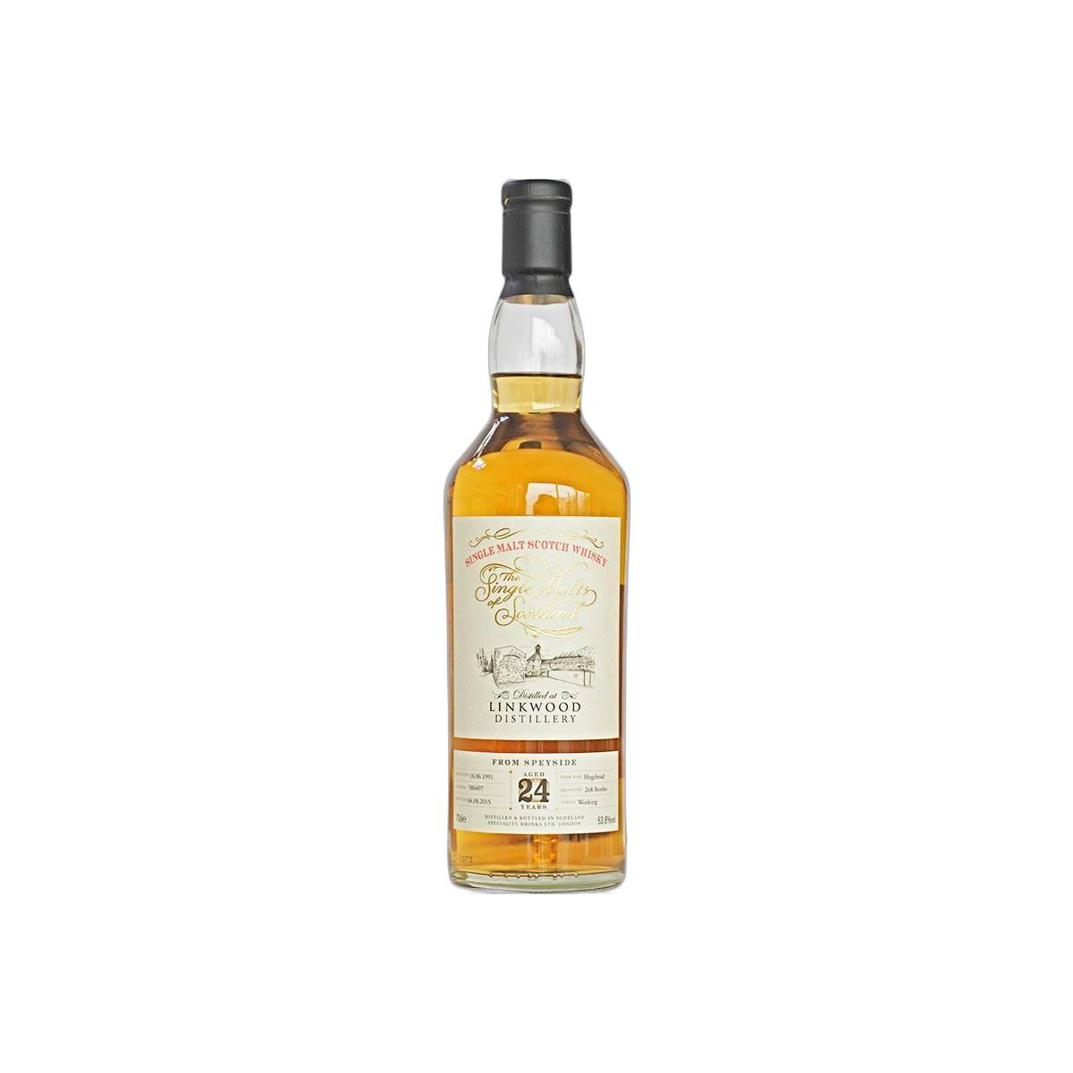 Linkwood The Single Malts of Scotland 1991 24 Years Single Malt Whisky
