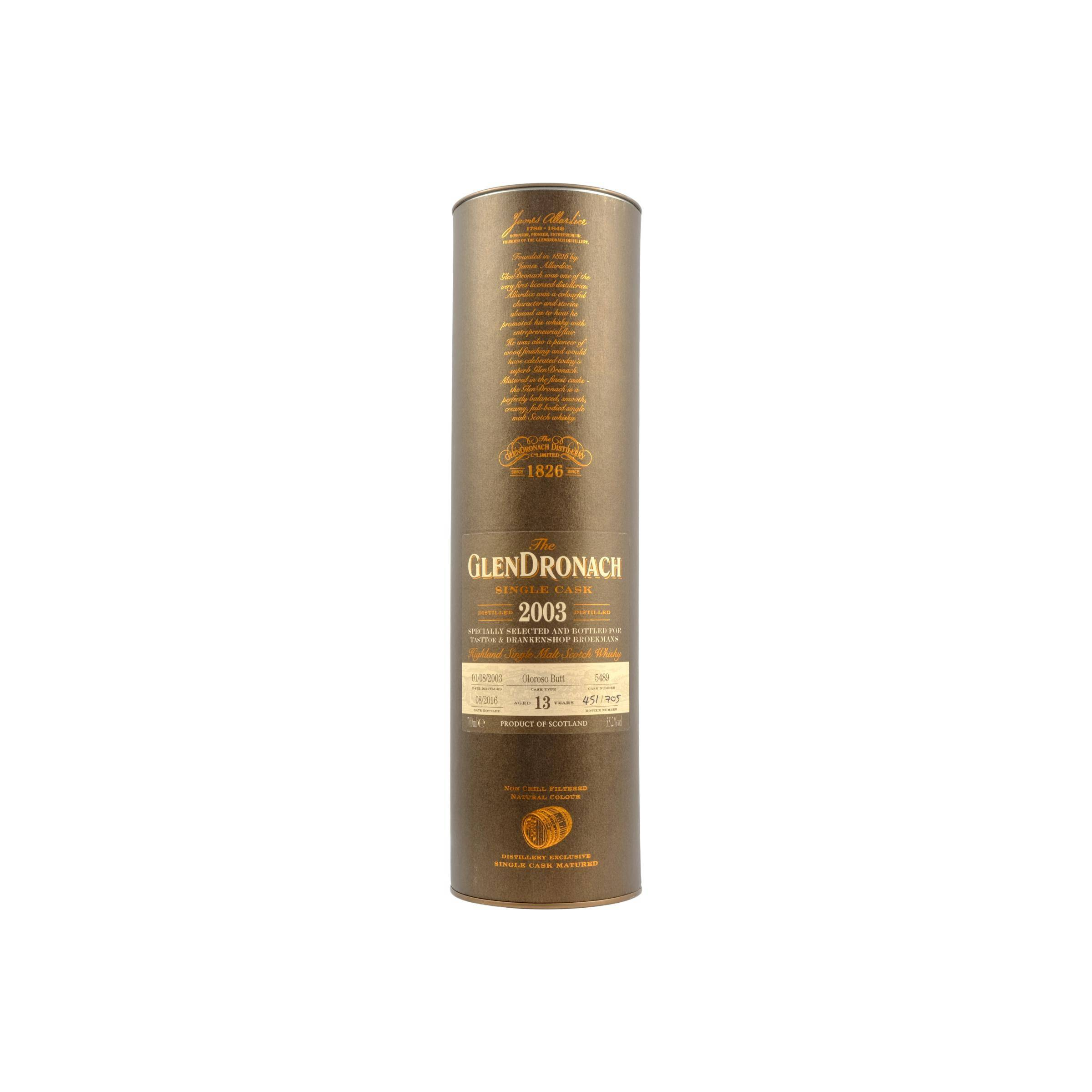 GlenDronach Single Cask 2003 13 Years Single Malt Whisky 3