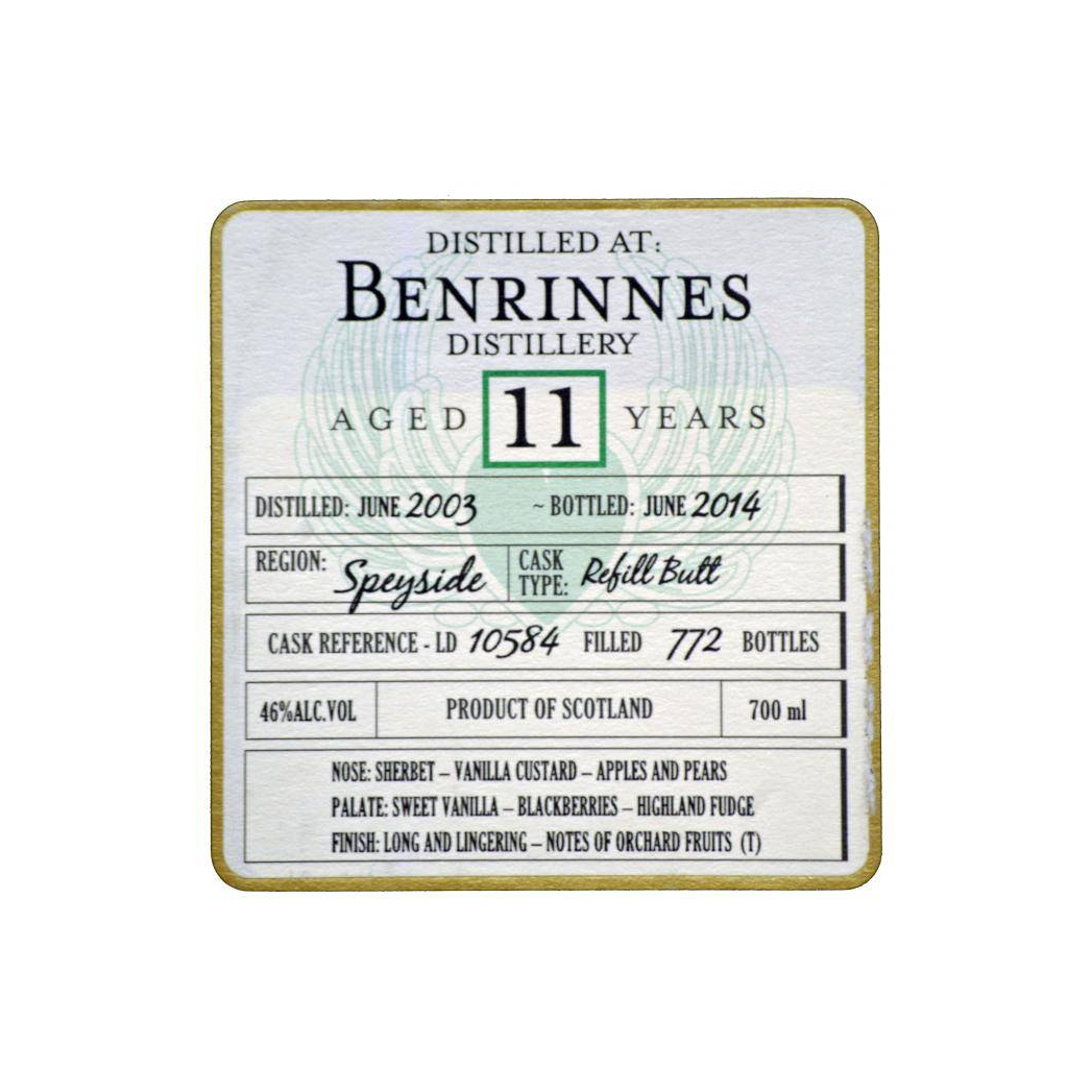 Benrinnes 2003 11 Years Single Malt Whisky 2