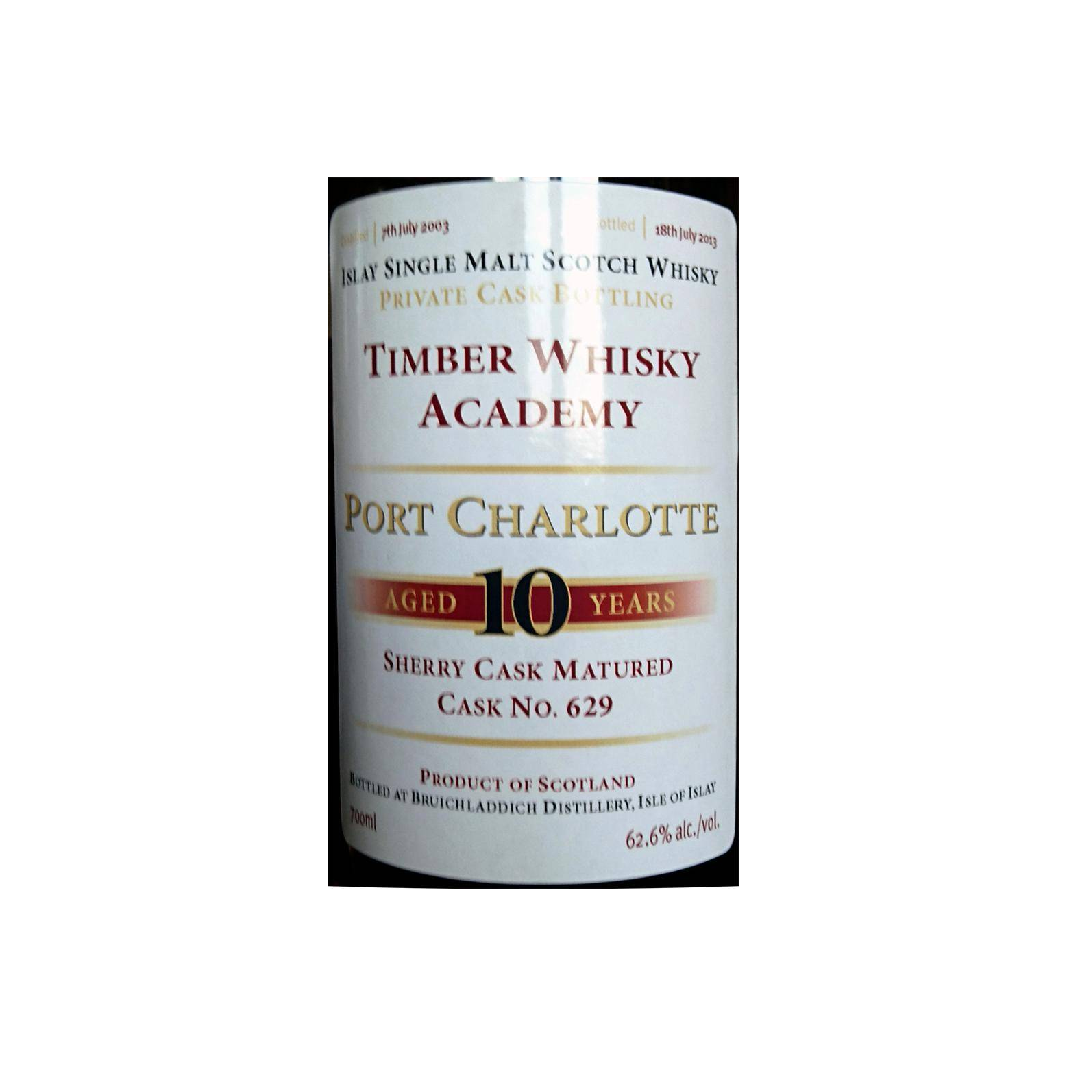 Port Charlotte 2003 10 Years Single Malt Whisky