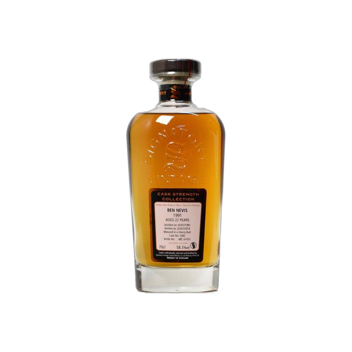 Ben Nevis Cask Strength Collection 1991 22 Years Single Malt Whisky 2