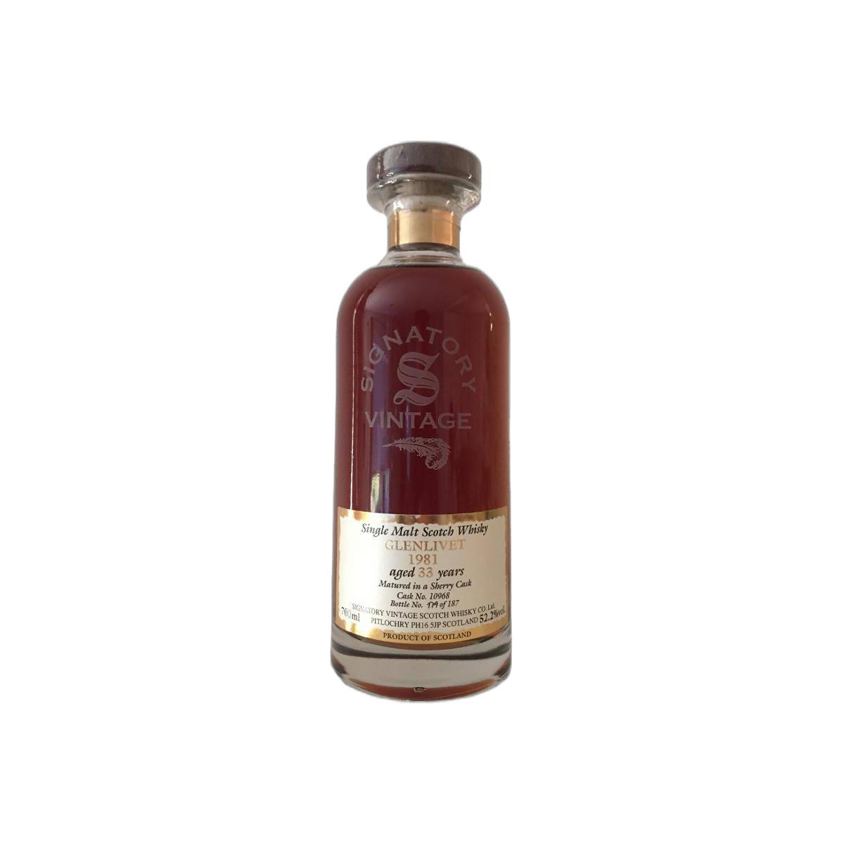 The Glenlivet Cask Strength Collection 1981 33 Years Single Malt Whisky