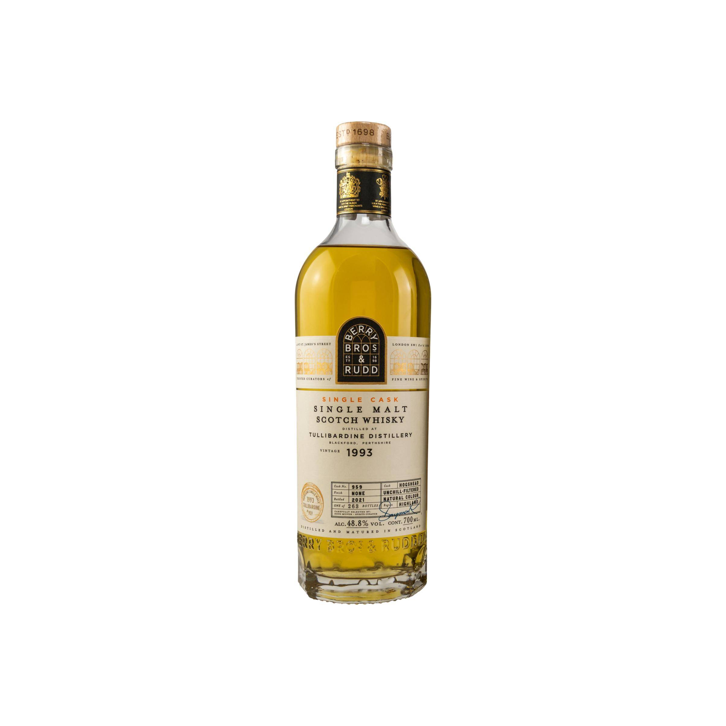 Tullibardine Single Cask 1993 28 Years Single Malt Whisky
