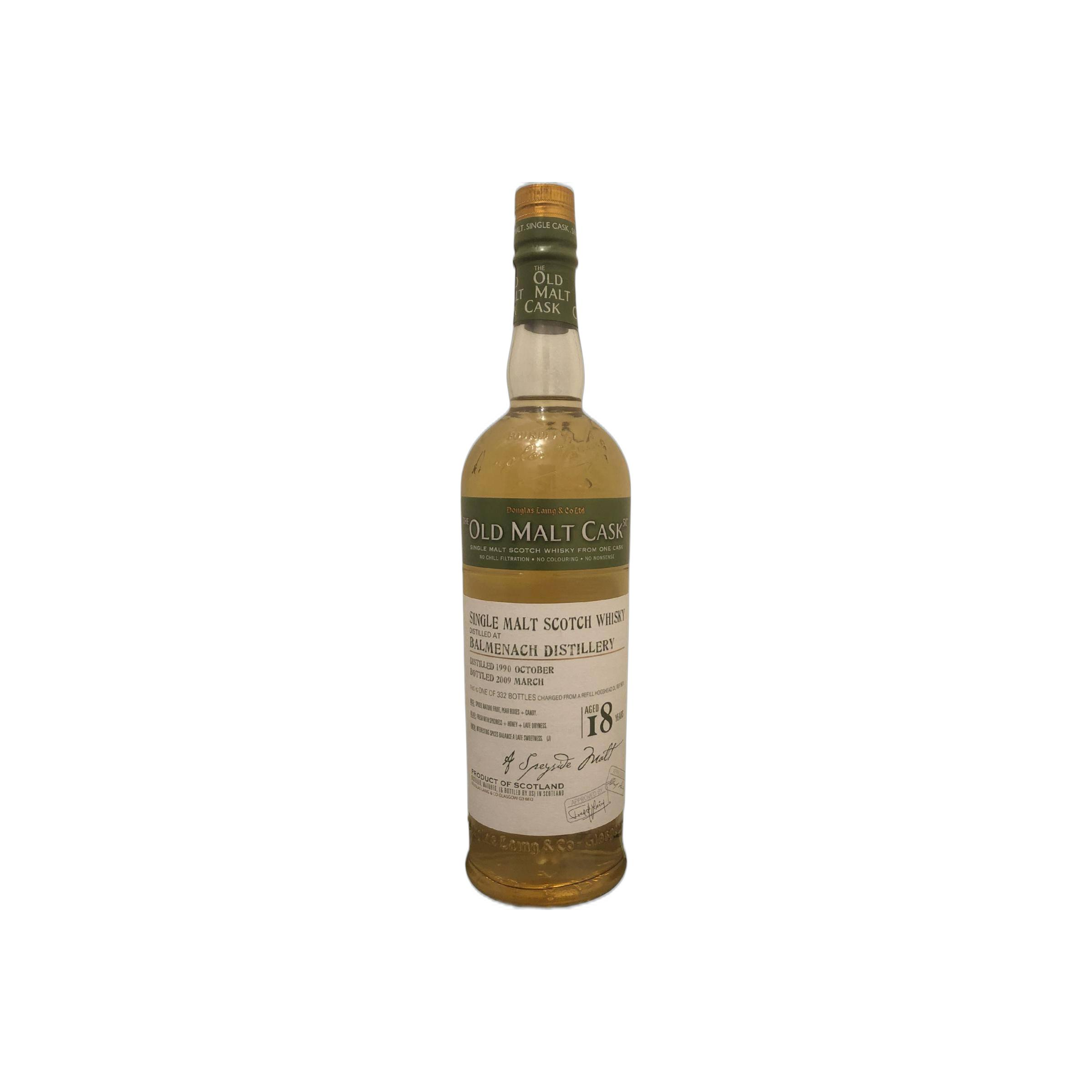 Balmenach Old Malt Cask 1990 18 Years Single Malt Whisky
