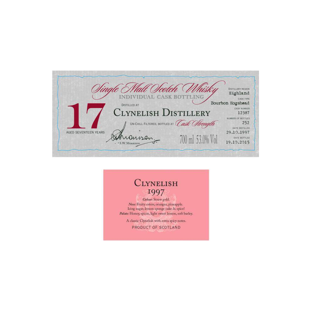 Clynelish Individual Cask Bottling 1997 17 Years Single Malt Whisky 2