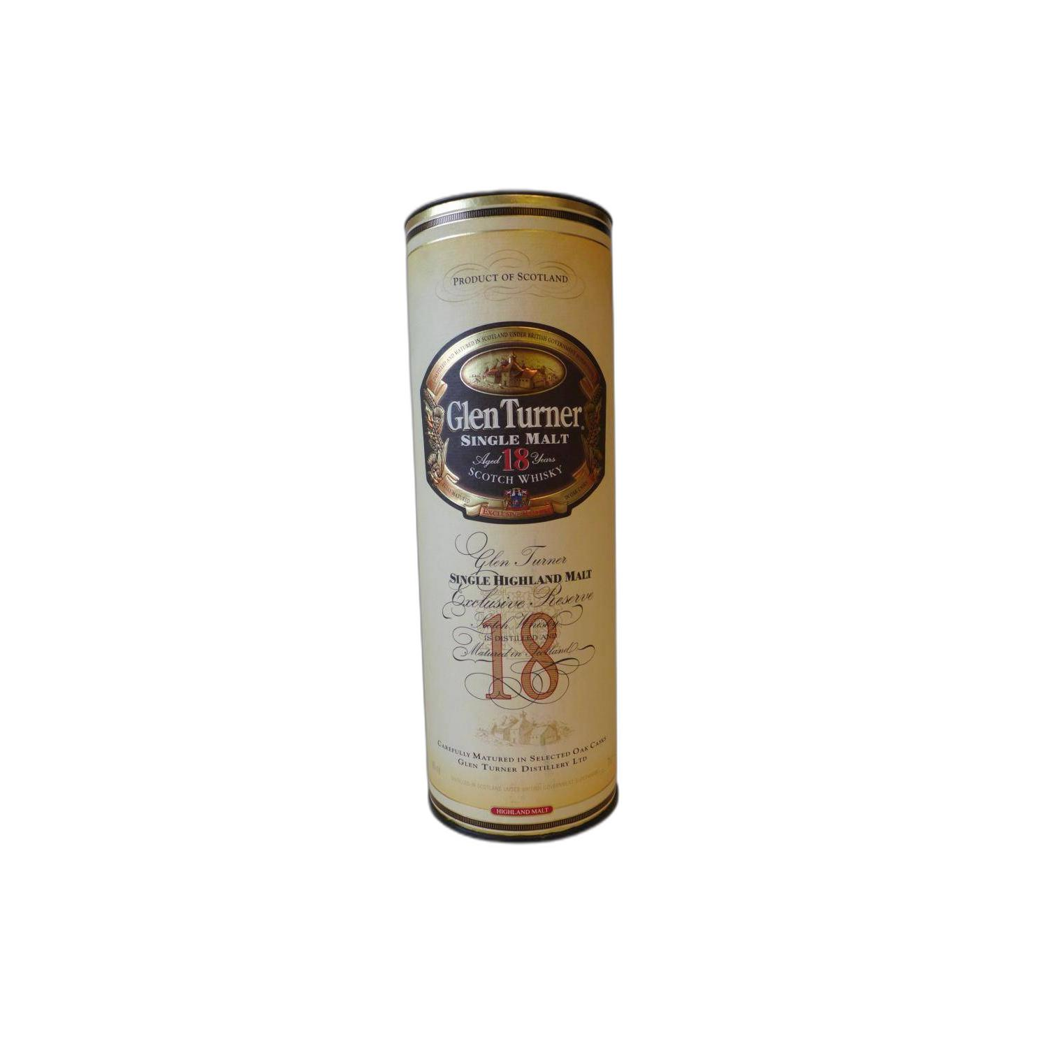 Glen Turner 18 Years Single Malt Whisky 2