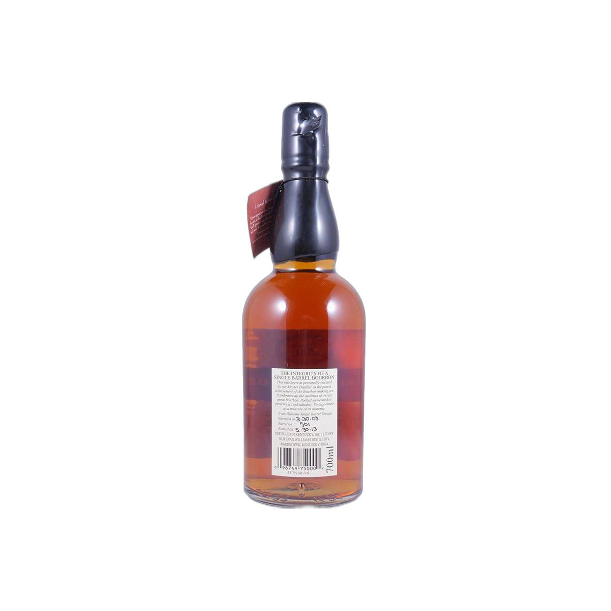 Evan Williams Single Cask 2003 10 Years Bourbon Whisky 2