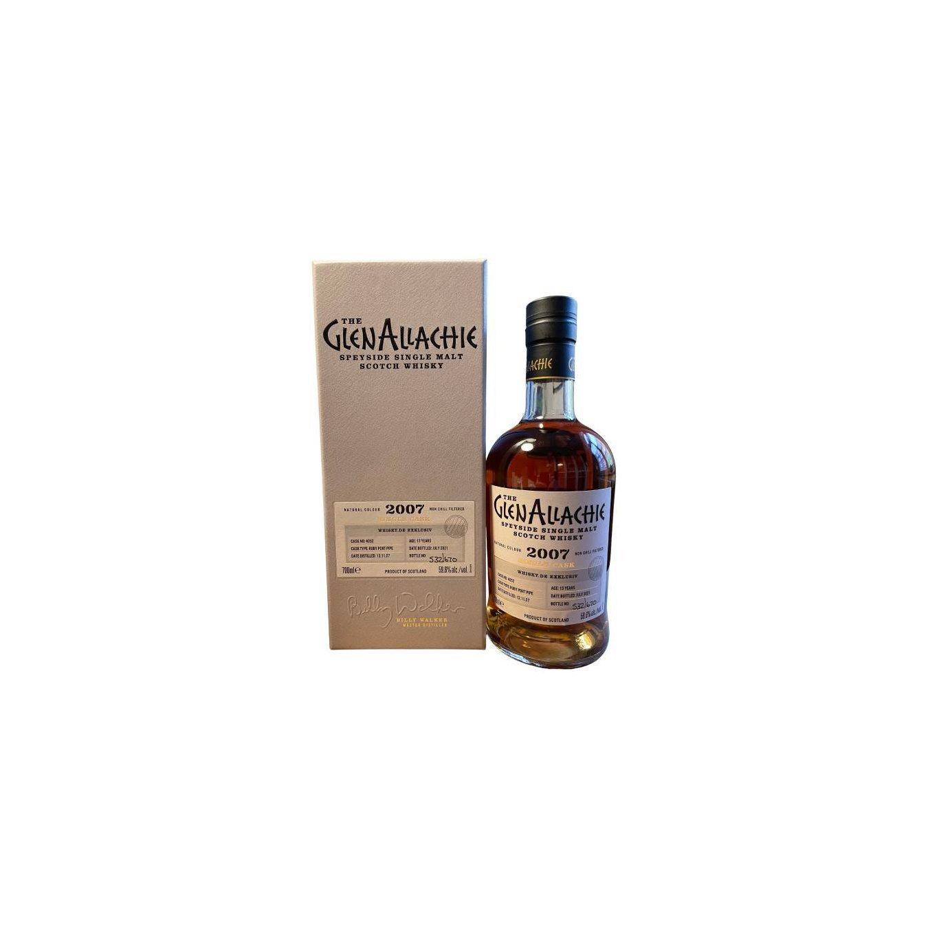 The GlenAllachie Single Cask 2007 13 Years Single Malt Whisky 2