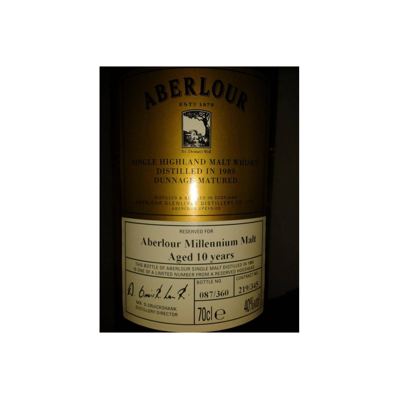 Aberlour 1989 10 Years Single Malt Whisky 2