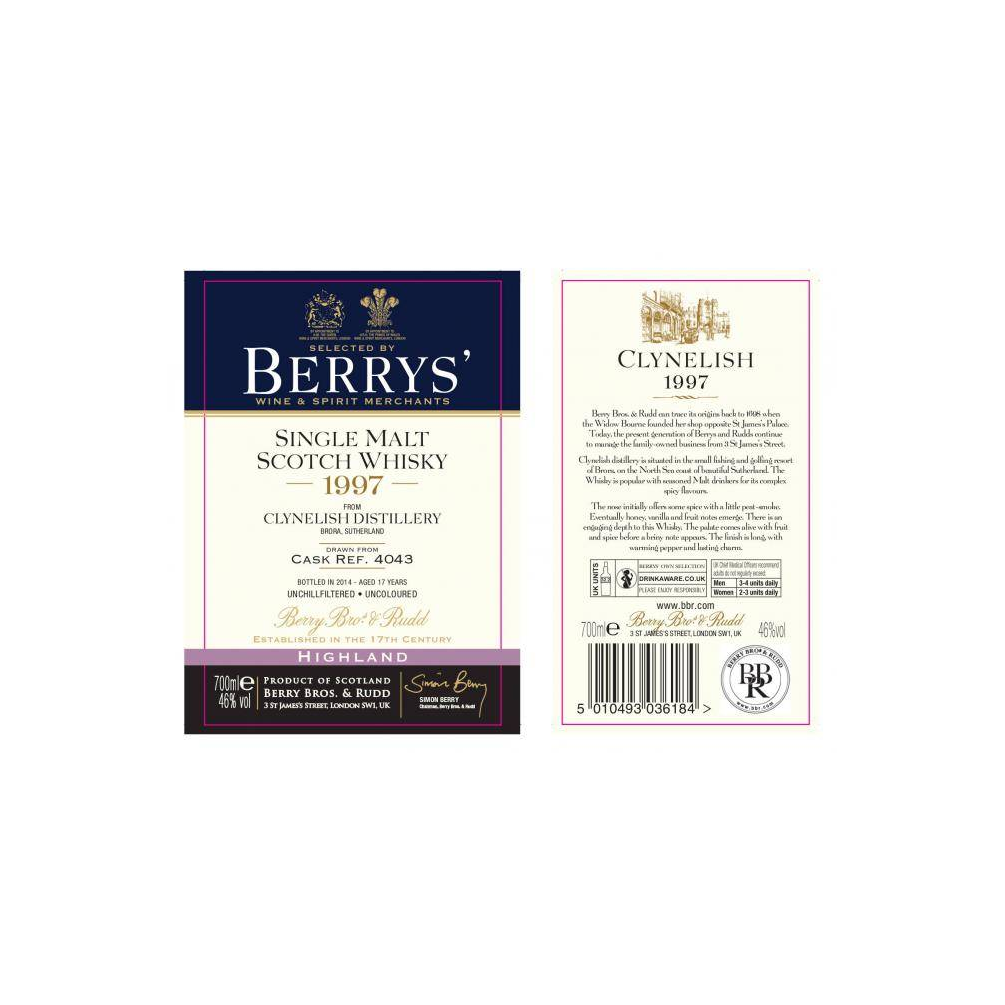 Clynelish 1997 17 Years Single Malt Whisky 2