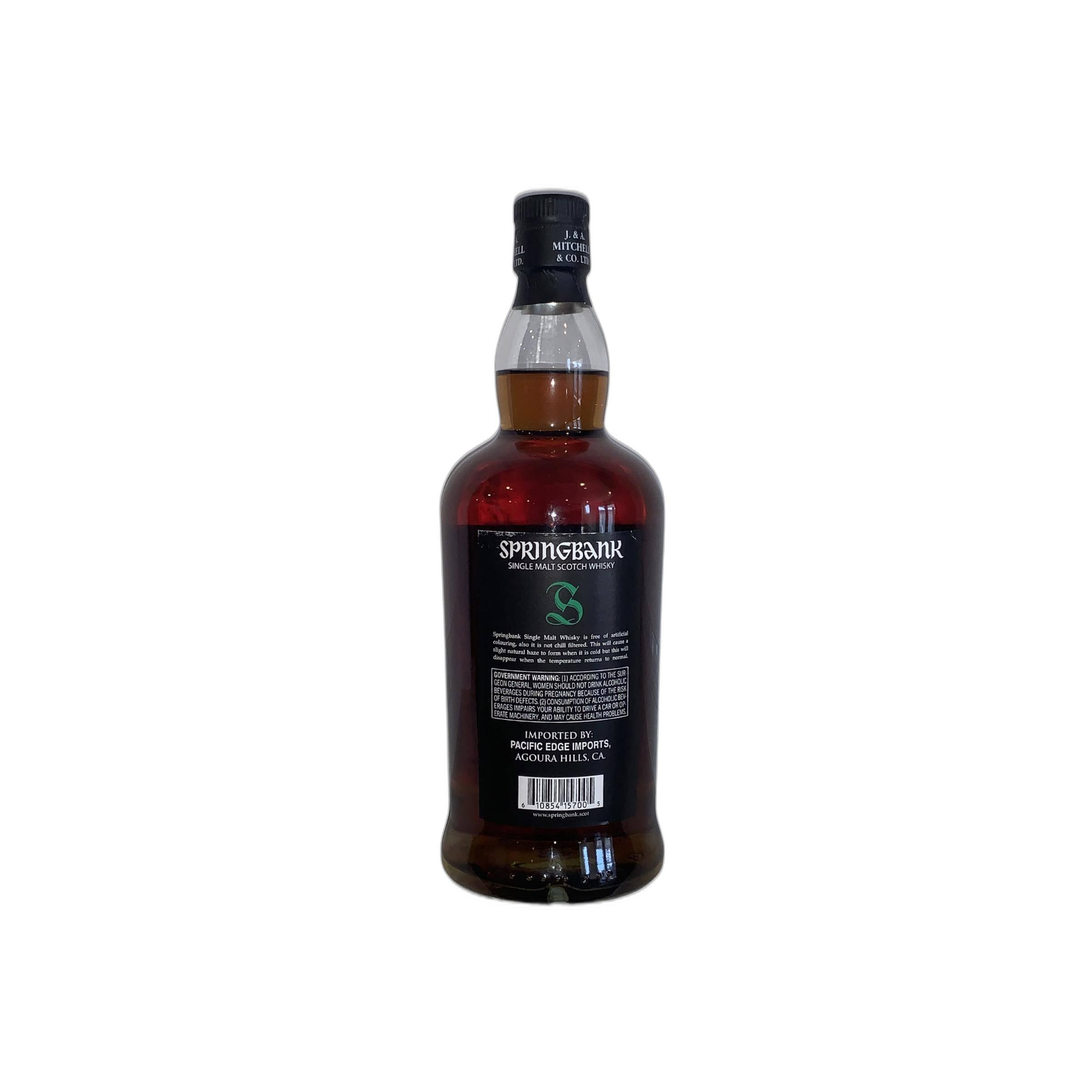 Springbank 15 Years Single Malt Whisky 2