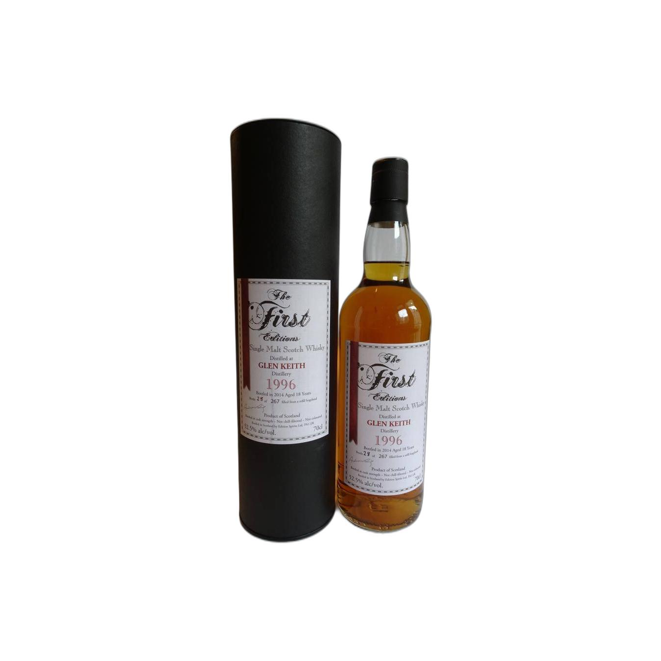 Glen Keith The First Editions 1996 18 Years Single Malt Whisky 3