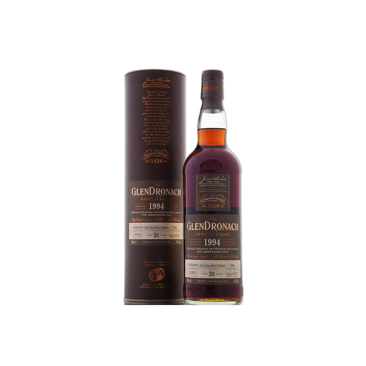 GlenDronach Single Cask 1994 20 Years Single Malt Whisky