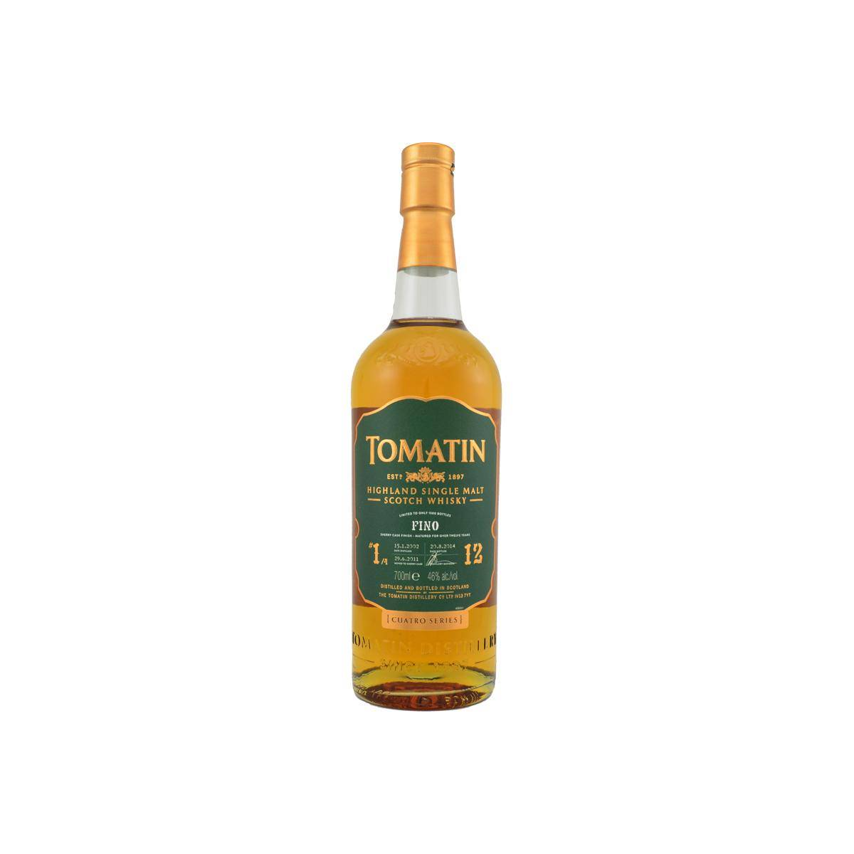 Tomatin 2002 12 Years Single Malt Whisky