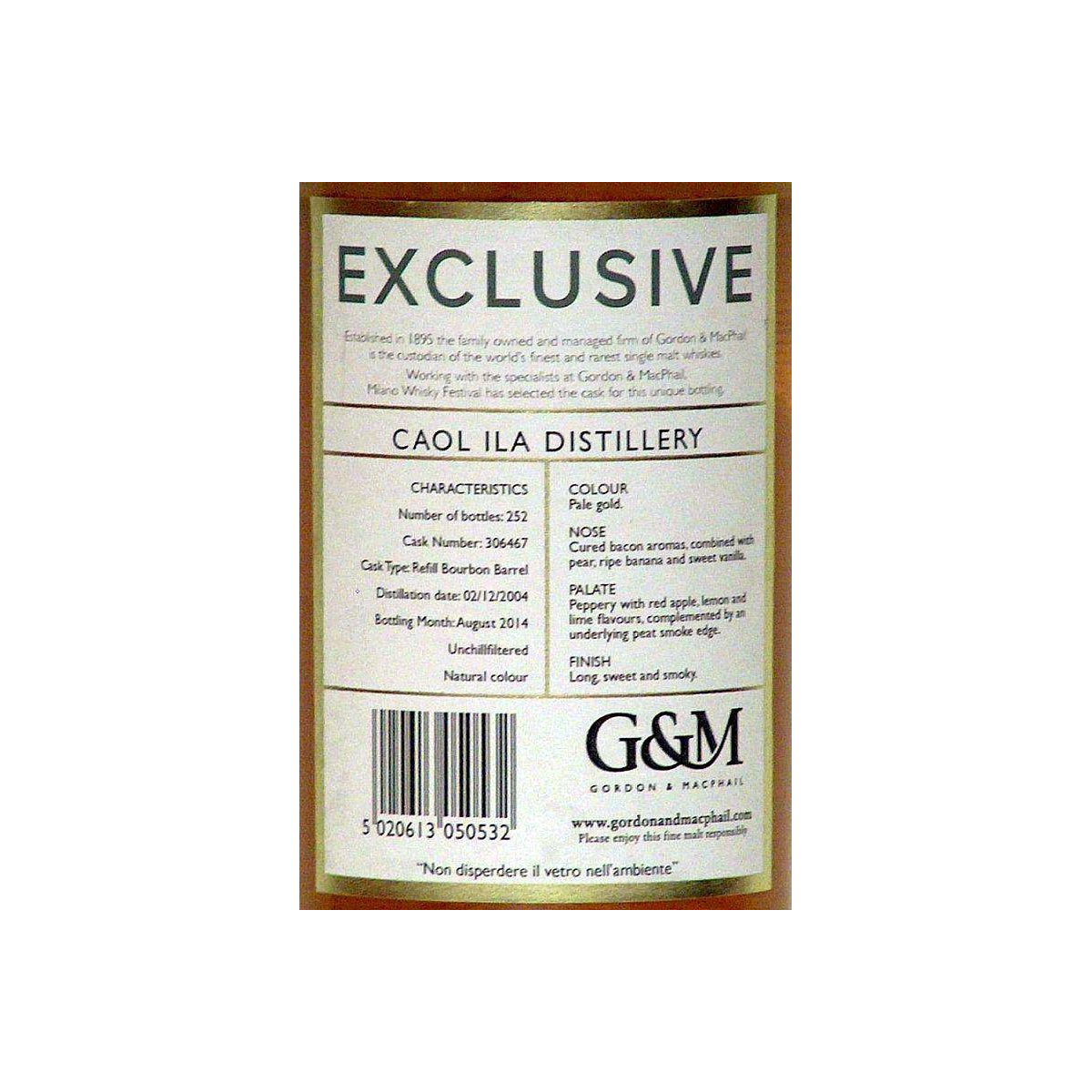 Caol Ila 2004 9 Years Single Malt Whisky 3