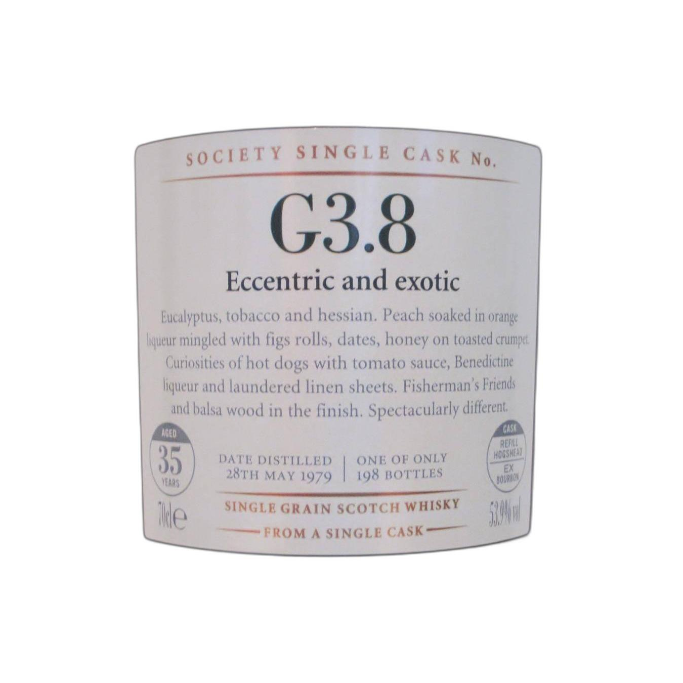 The Scotch Malt Whisky Society 1979 35 Years Single Grain Whisky 2
