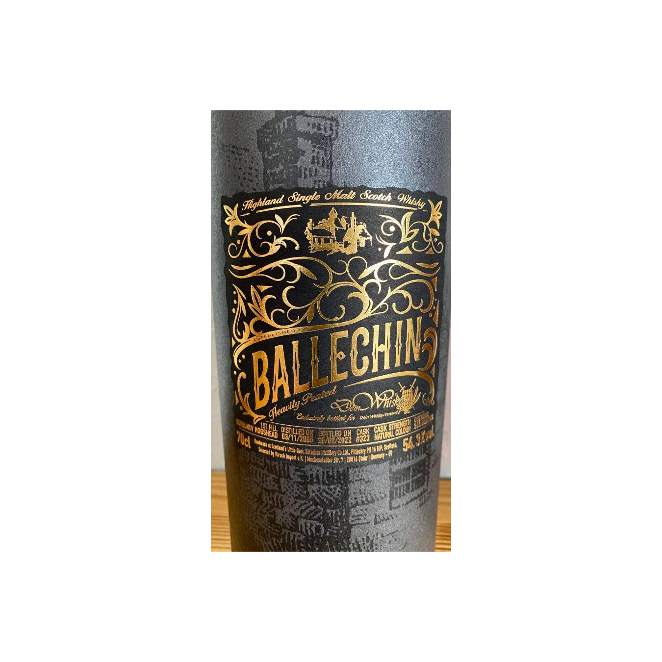 Ballechin 2005 16 Years Single Malt Whisky 3