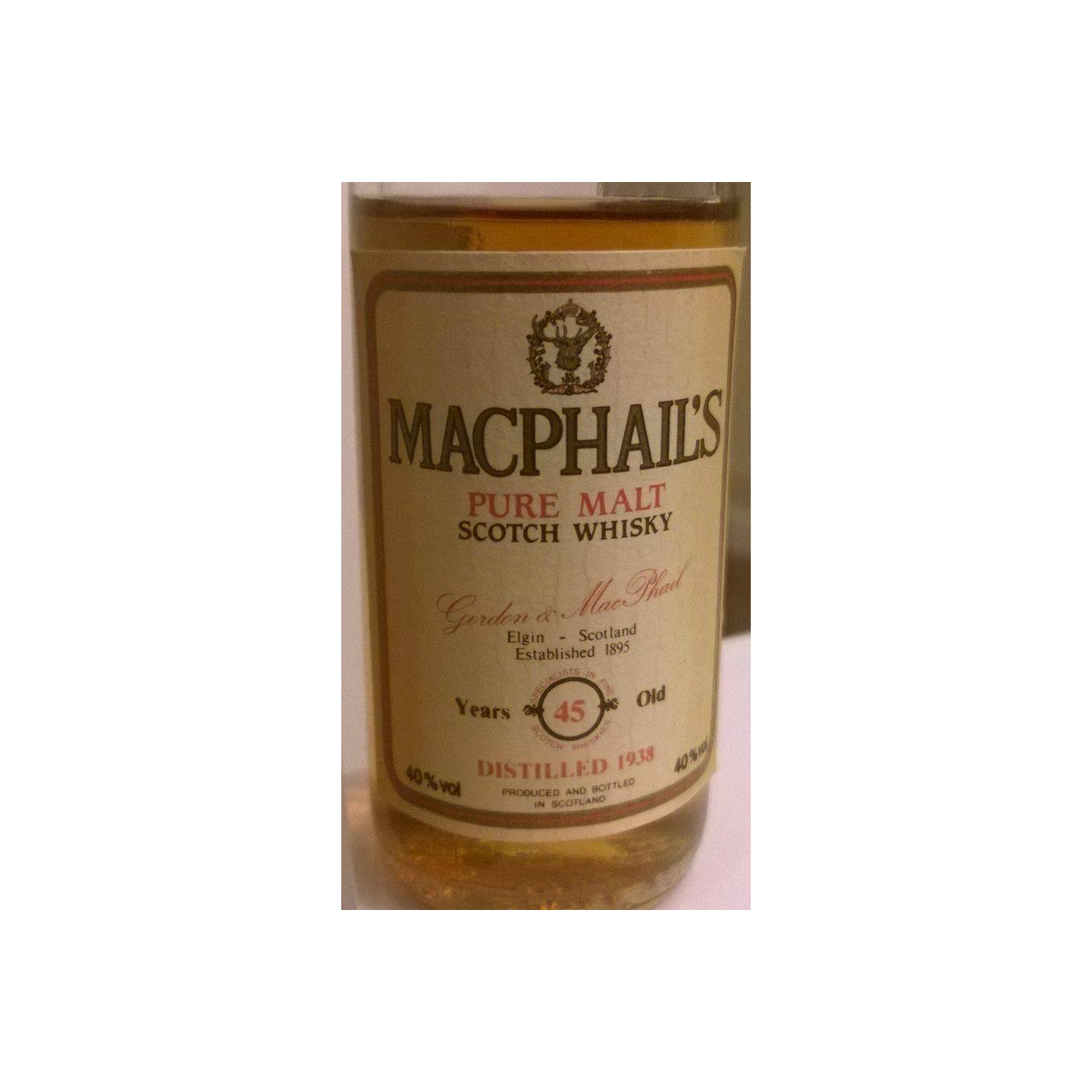 Gordon & MacPhail 1938 45 Years Single Malt Whisky 3