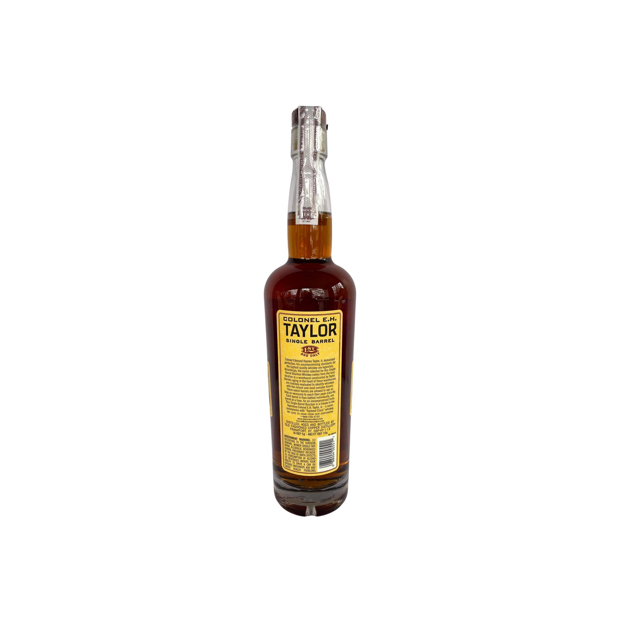 Colonel E.H. Taylor Single Barrel 2