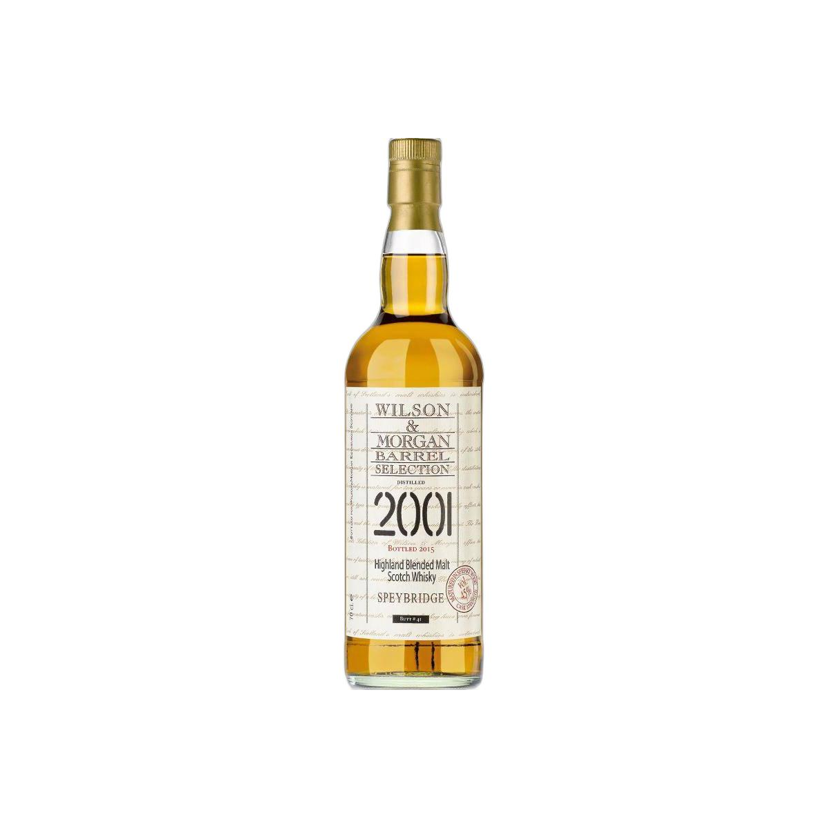Wilson & Morgan Barrel Selection 2001 14 Years Blended Malt Whisky
