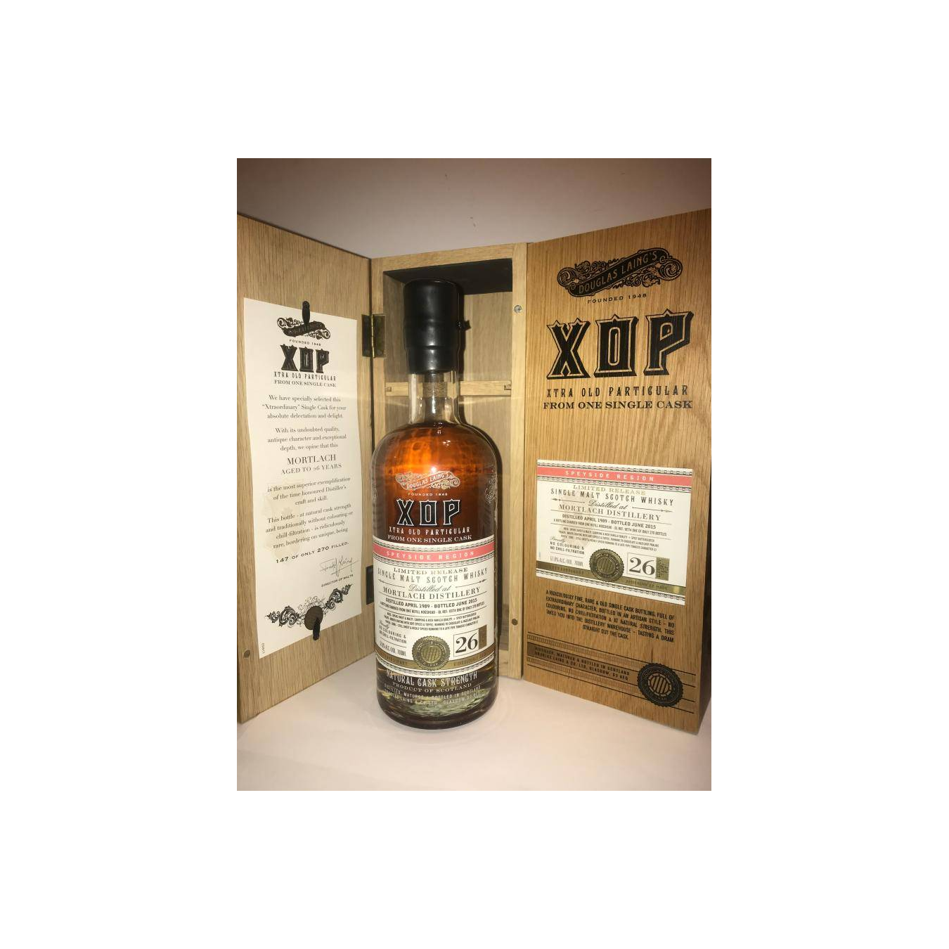 Mortlach 1989 26 Years Single Malt Whisky 3