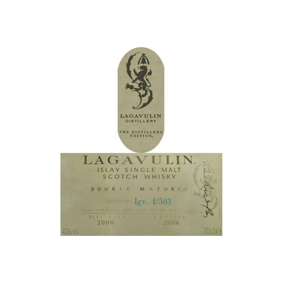 Lagavulin The Distillers Edition 1998 16 Years Single Malt Whisky 2