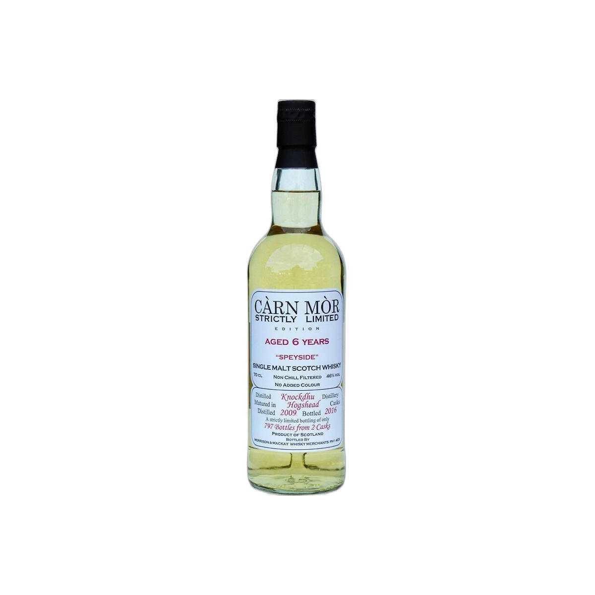 The Knockdhu 2009 6 Years Single Malt Whisky