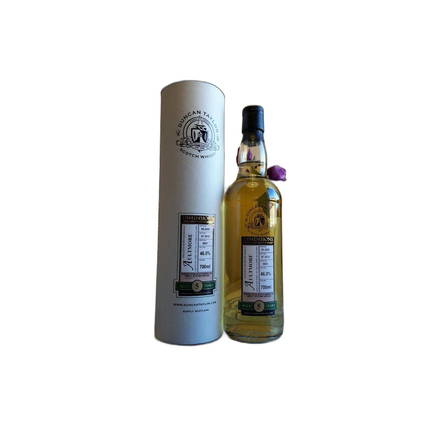 Aultmore Dimensions 2008 5 Years Single Malt Whisky 2