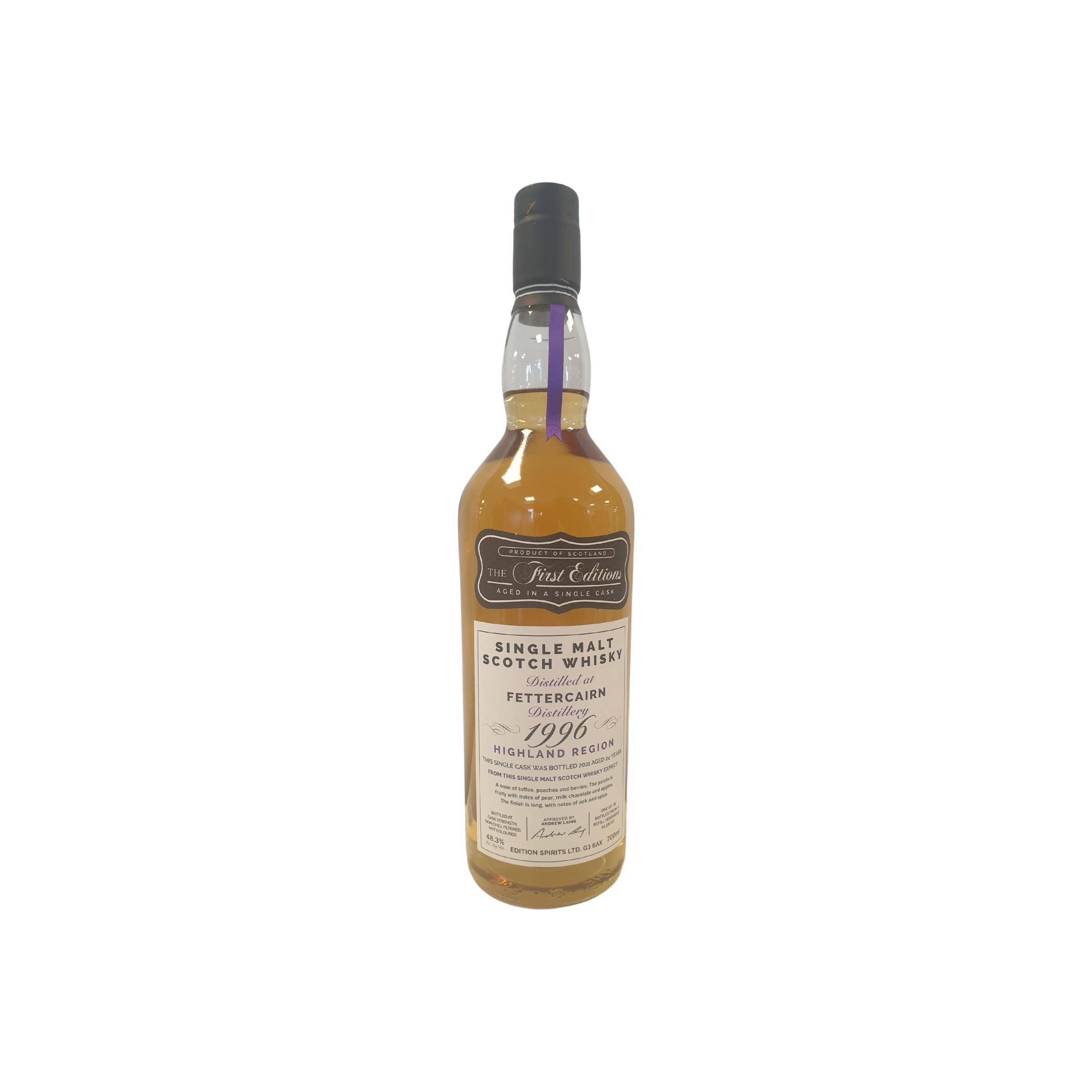 Fettercairn The First Editions 1996 24 Years Single Malt Whisky