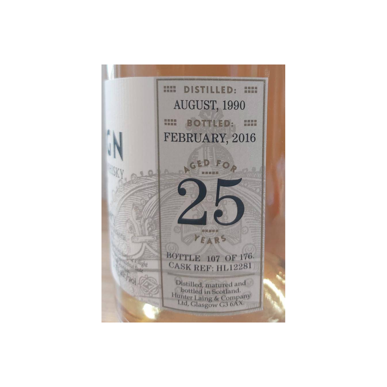 Strathclyde 1990 25 Years Single Grain Whisky 3