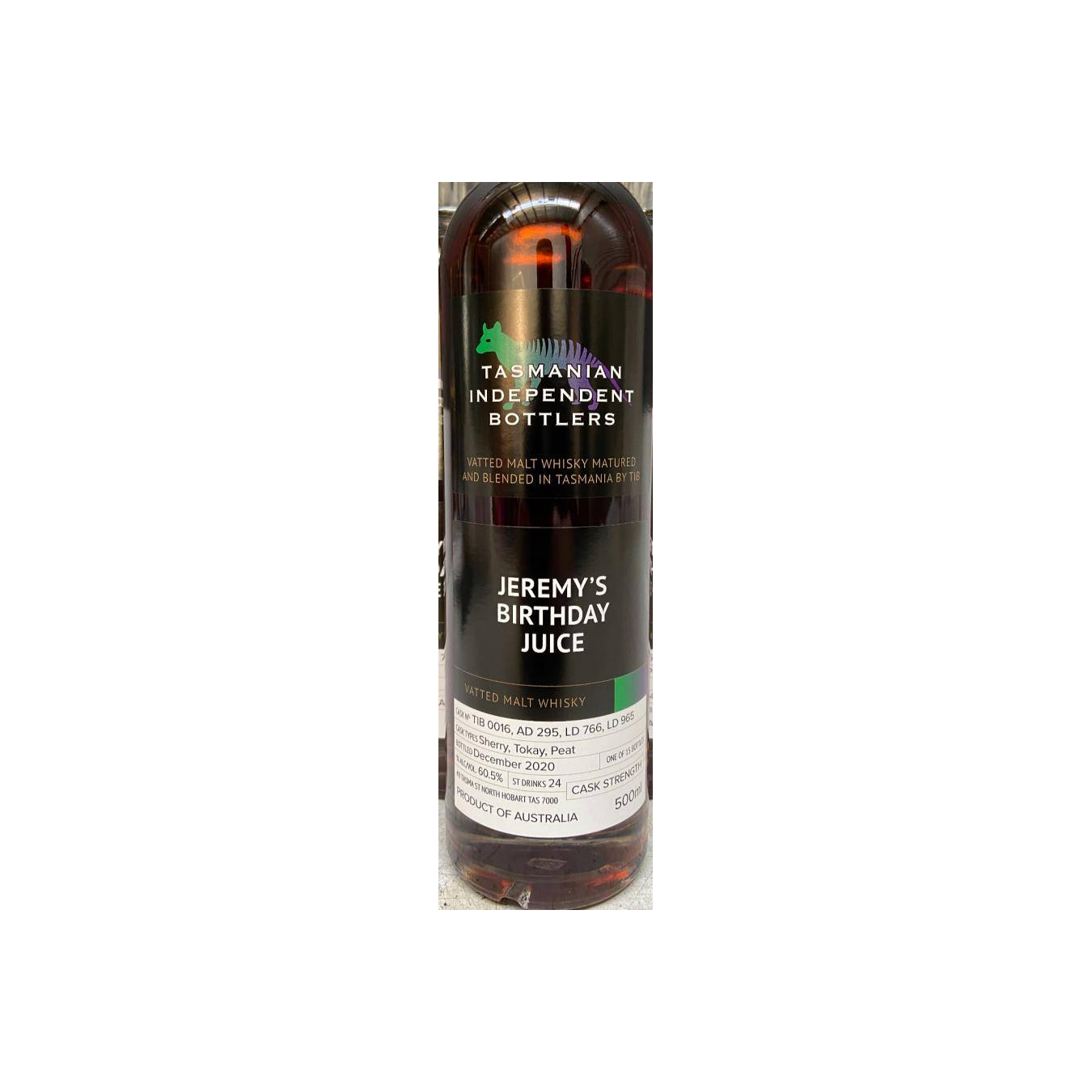Tasmanian Independent Bottlers Vatted Malt Whisky TmIB