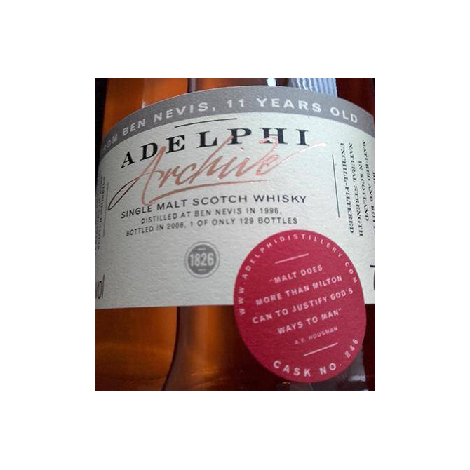 Ben Nevis 1996 11 Years Single Malt Whisky