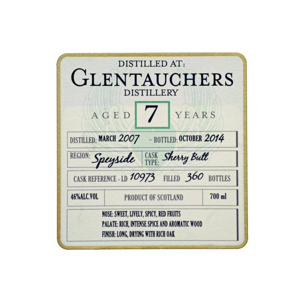 Glentauchers 2007 7 Years Single Malt Whisky 2