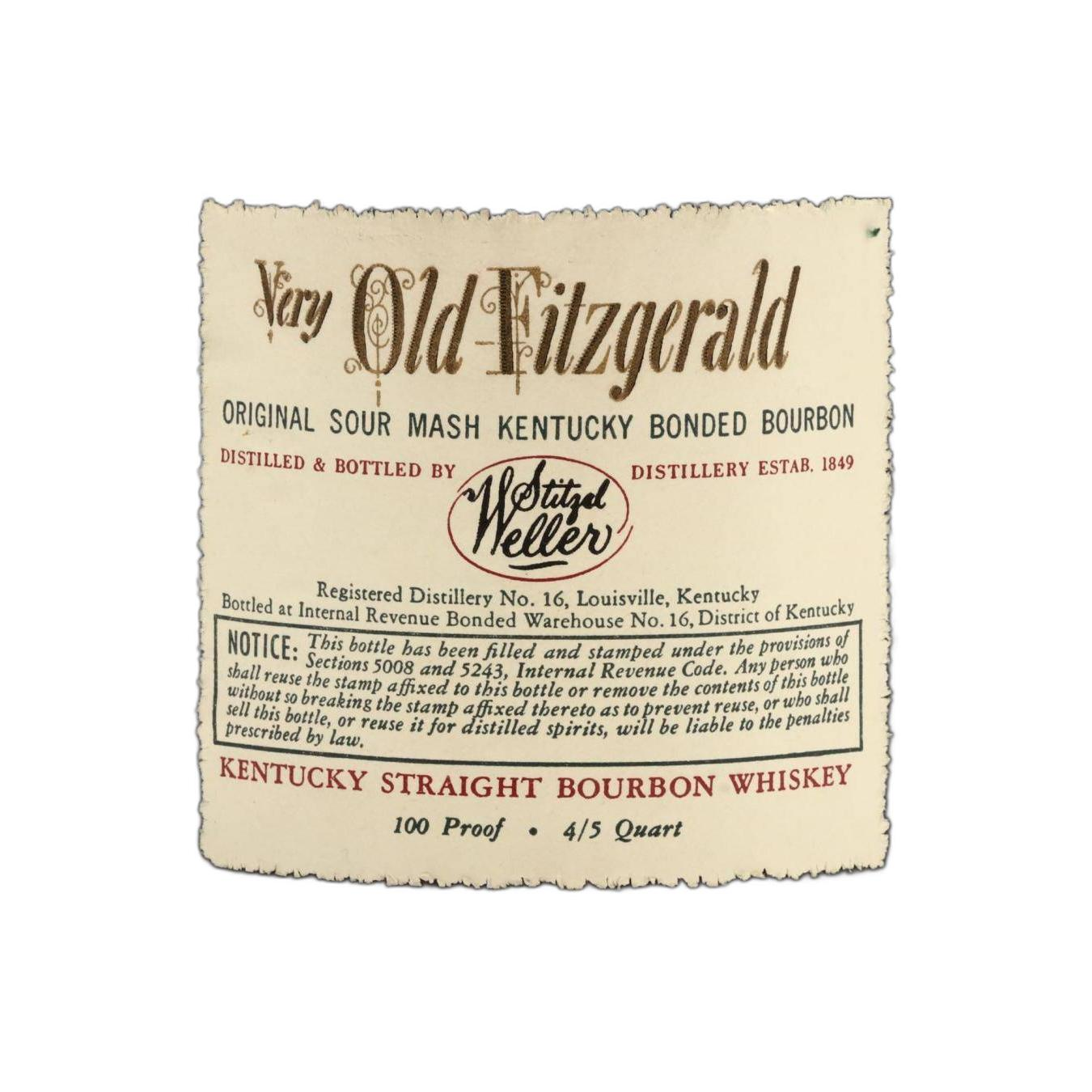 Very Old Fitzgerald 1951 2
