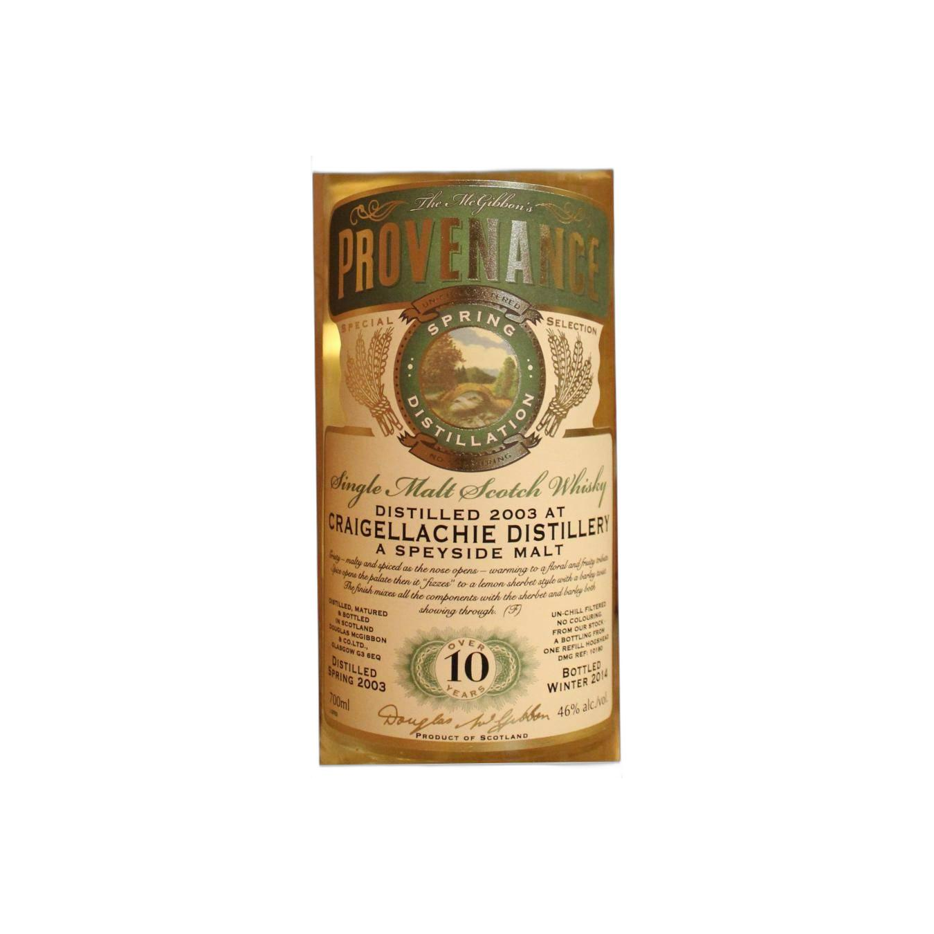 Craigellachie McGibbon's Provenance 2003 10 Years Single Malt Whisky 2